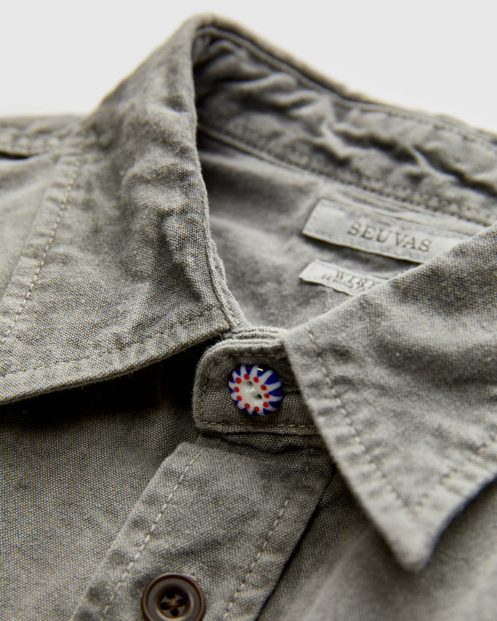 8oz Canvas Flap Workshirt in Sumi Ink - Image 5