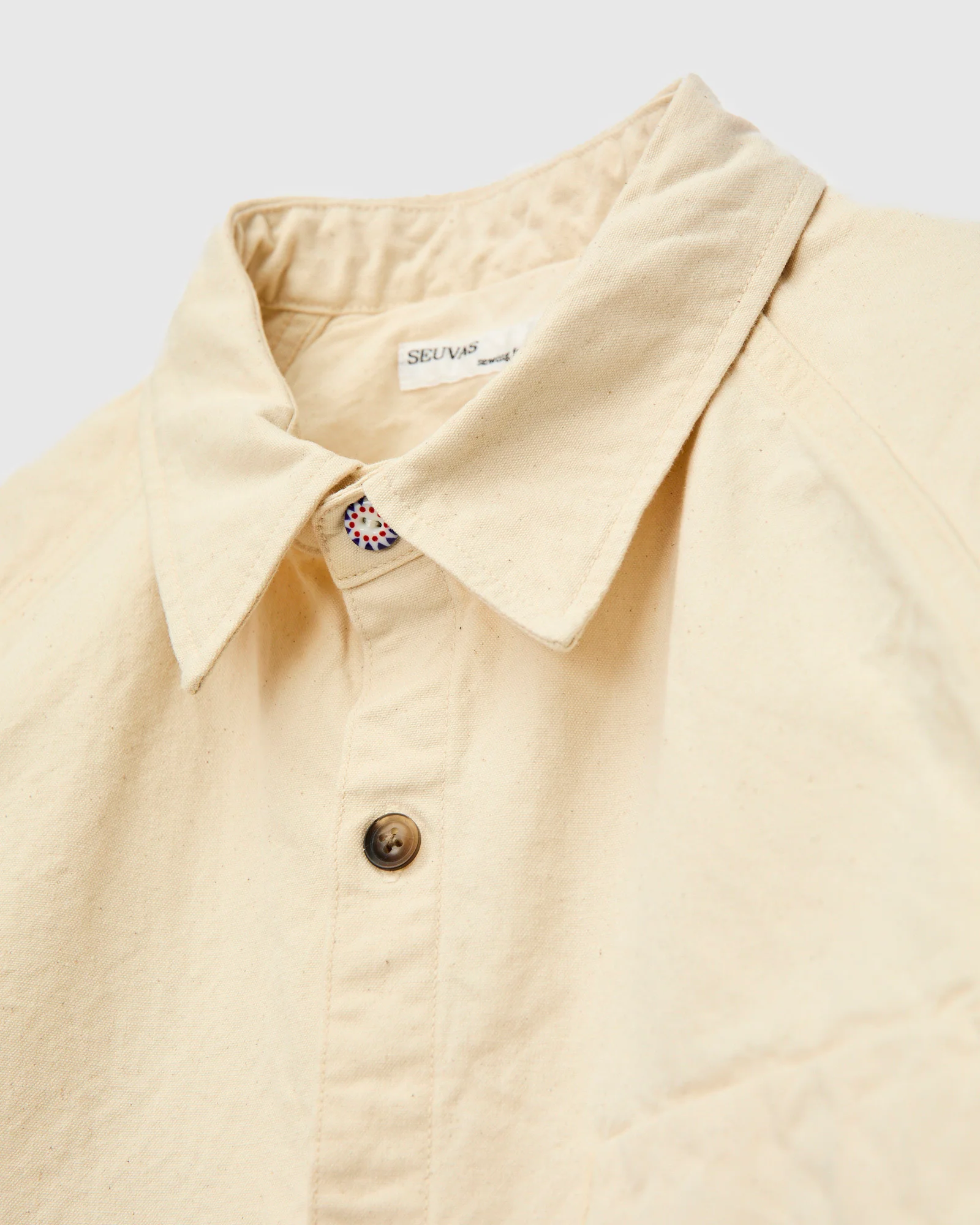 8oz Canvas Raglan Shirt in Natural - Image 3