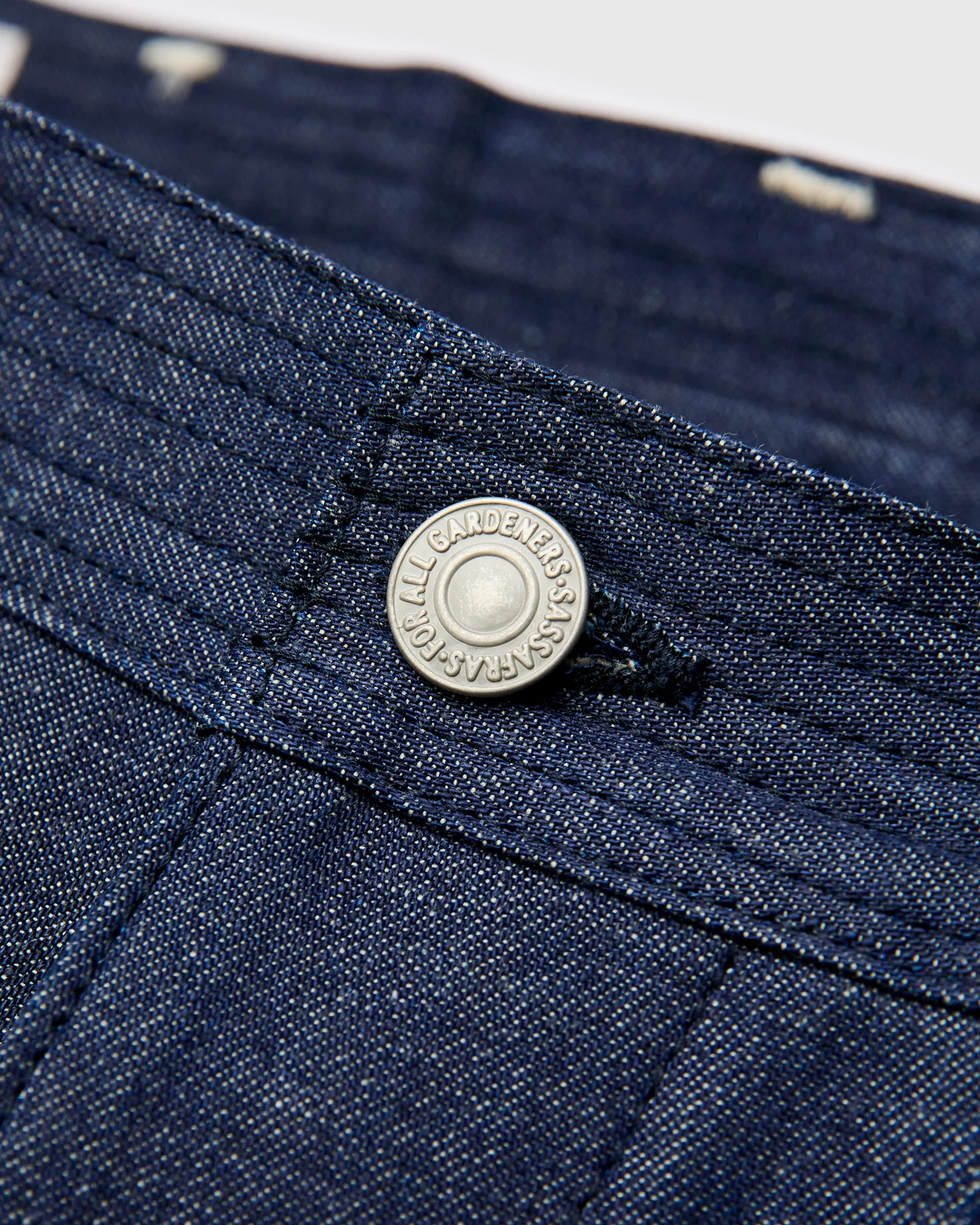 9.5oz Denim Fall Leaf Tough Pants in Indigo - Image 8