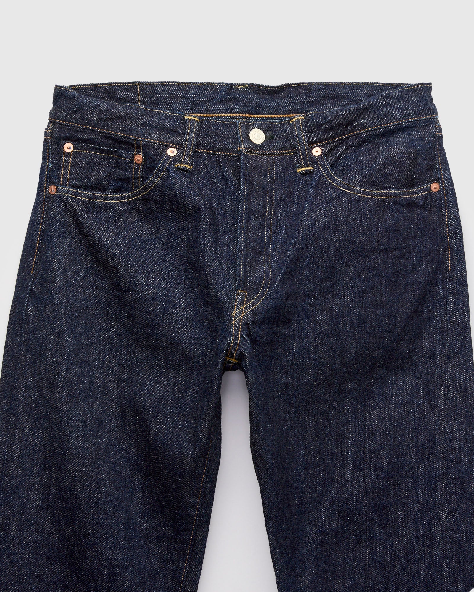 900XX 13.5oz Rinsed Selvedge Denim - Slim Tapered Fit - Image 5