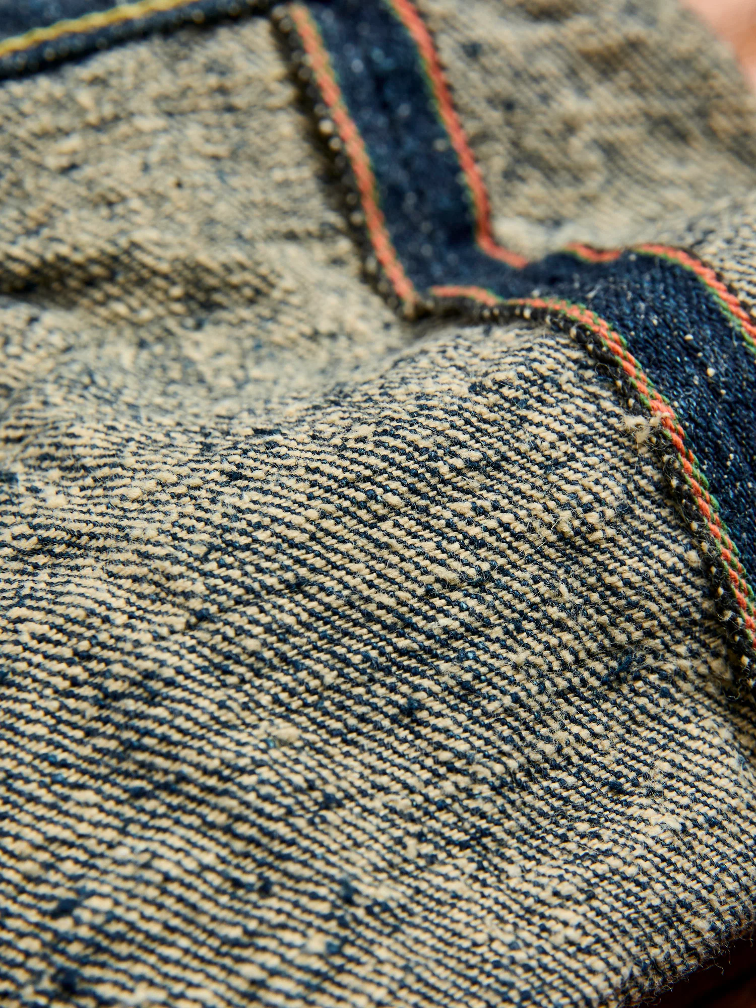 902-CCD "Crushed Concrete" 15oz Selvedge Denim - High Tapered Fit - Image 13