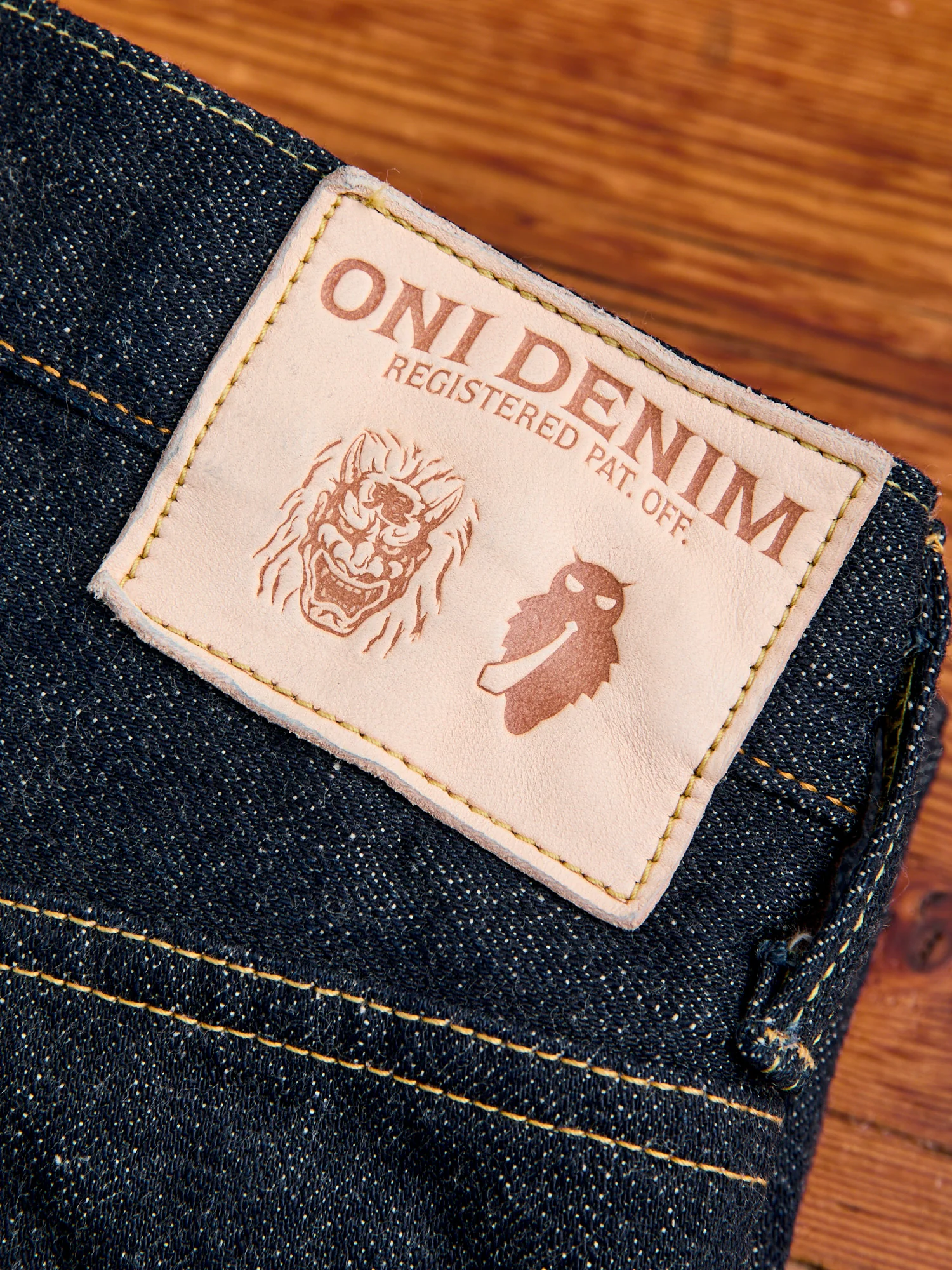 902 "Sleeping Demon" Natural Indigo 15.5oz Selvedge Denim - High Tapered Fit - Image 3