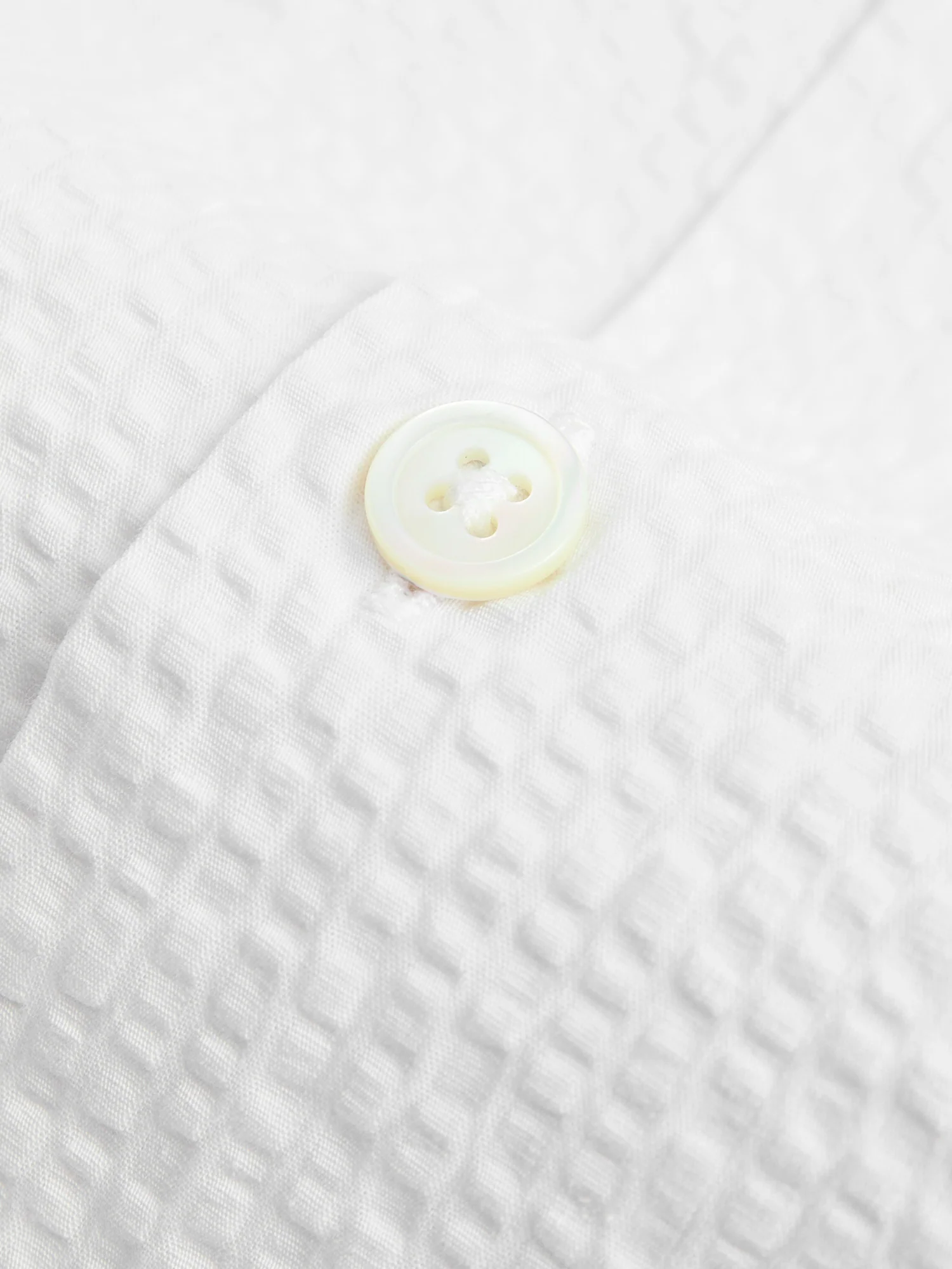 Atlantico Camp Collar Button-Up Shirt in White - Image 6
