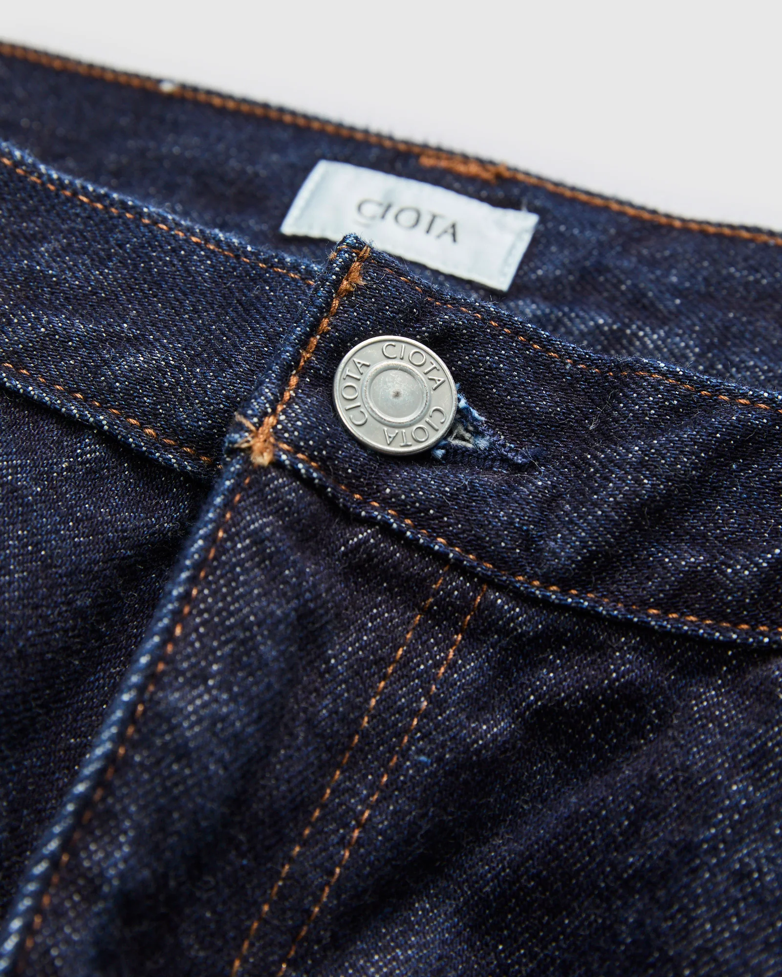 Baggy 5 Pocket Selvedge Denim Pants in Indigo - Image 5