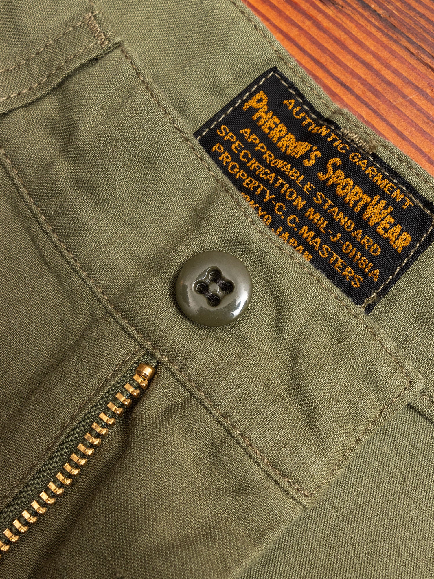 Baker Utility Military Pants in Olive - Image 5