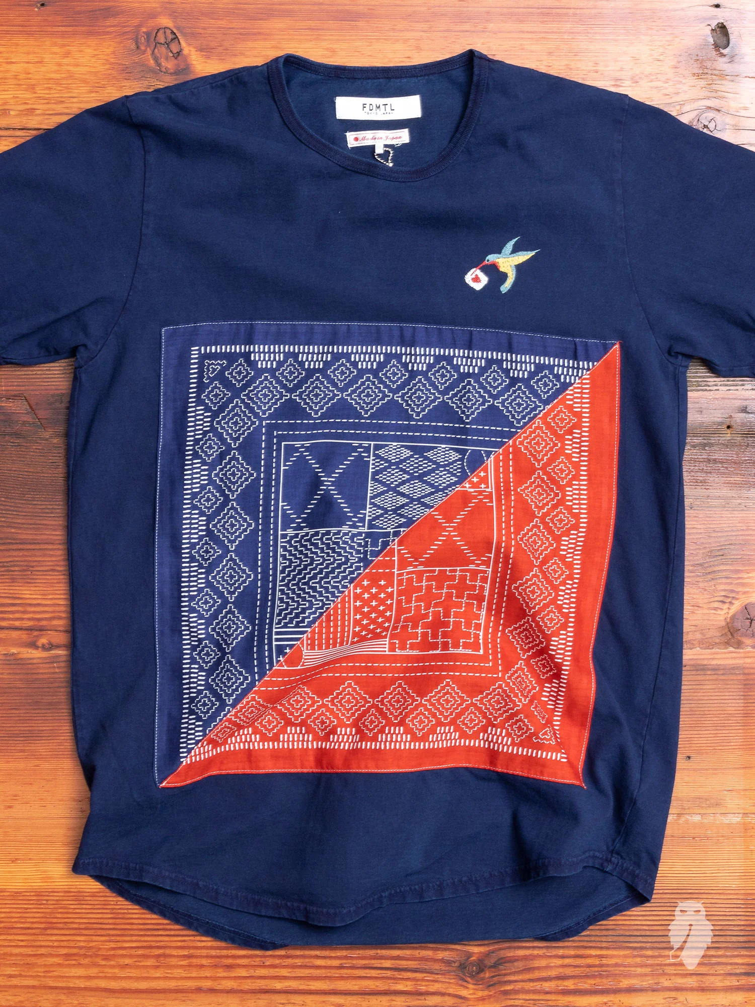 Bandana T-Shirt in Indigo
