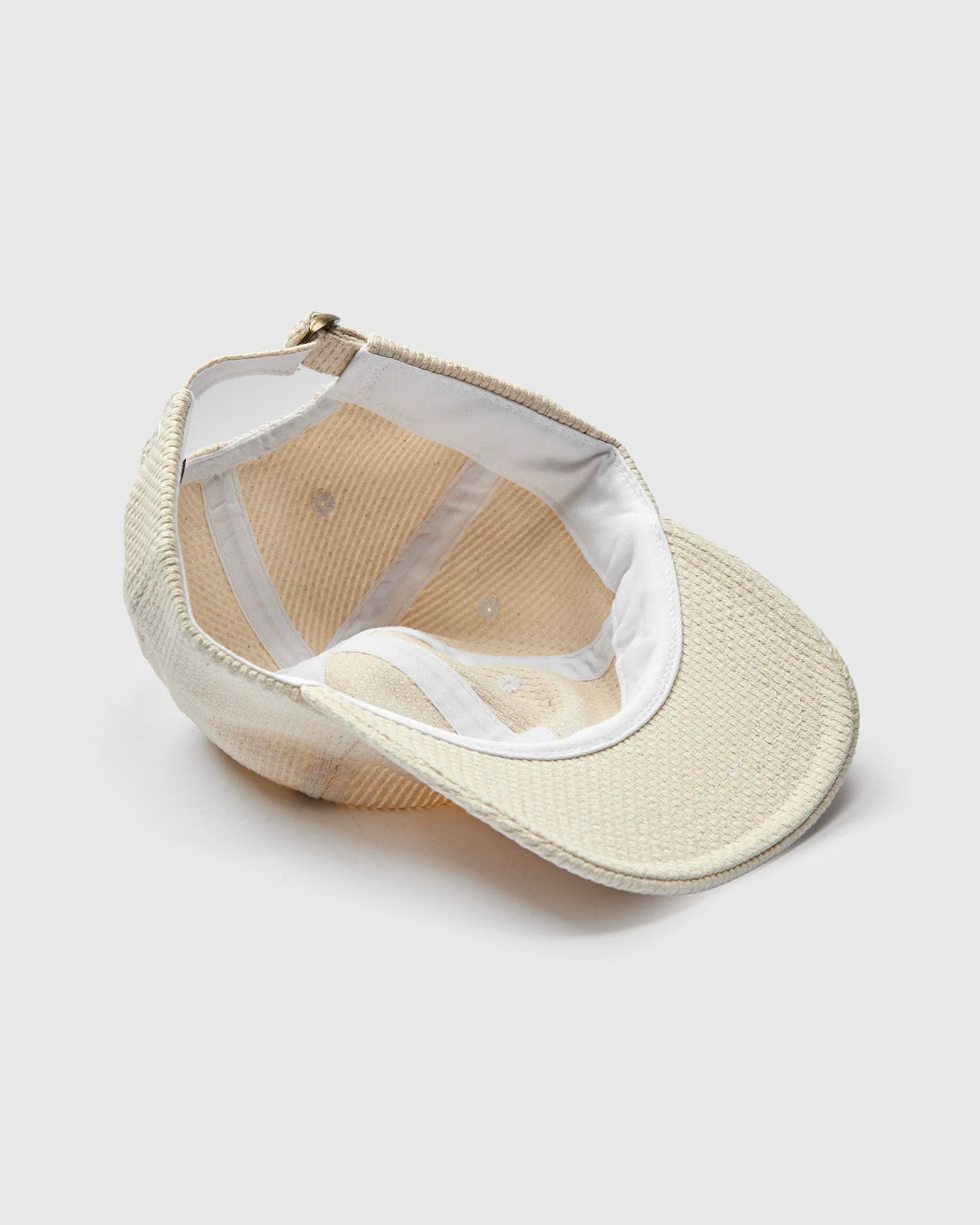 Baseball Hat in Natural Sashiko - Image 5