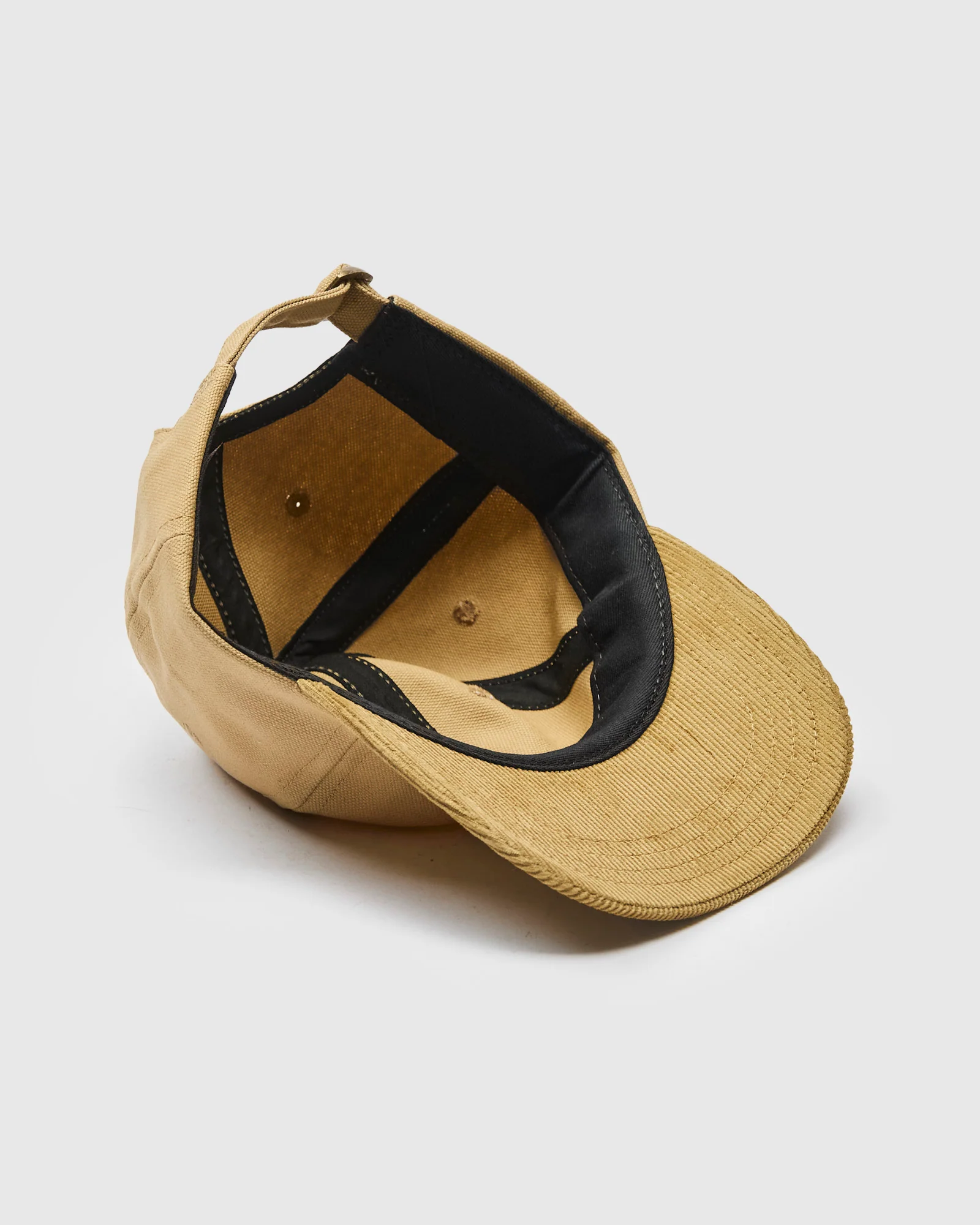 Baseball Hat in Tan Canvas Fawn Corduroy - Image 6