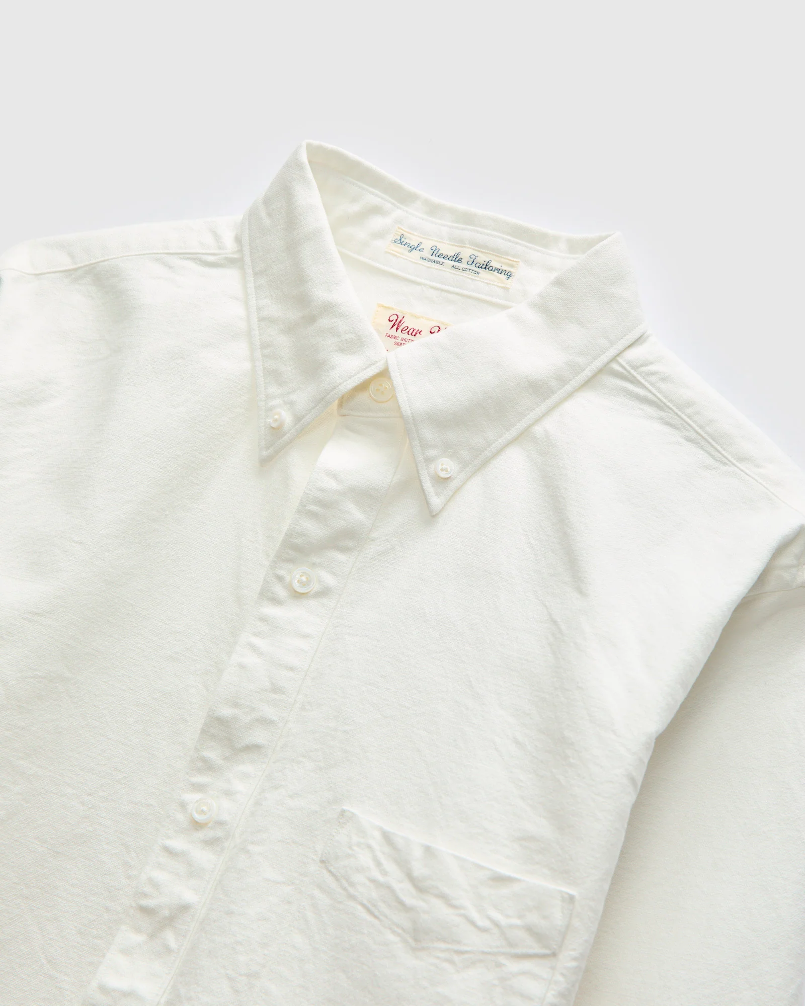 Oxford Button-Down Shirt in White - Image 4