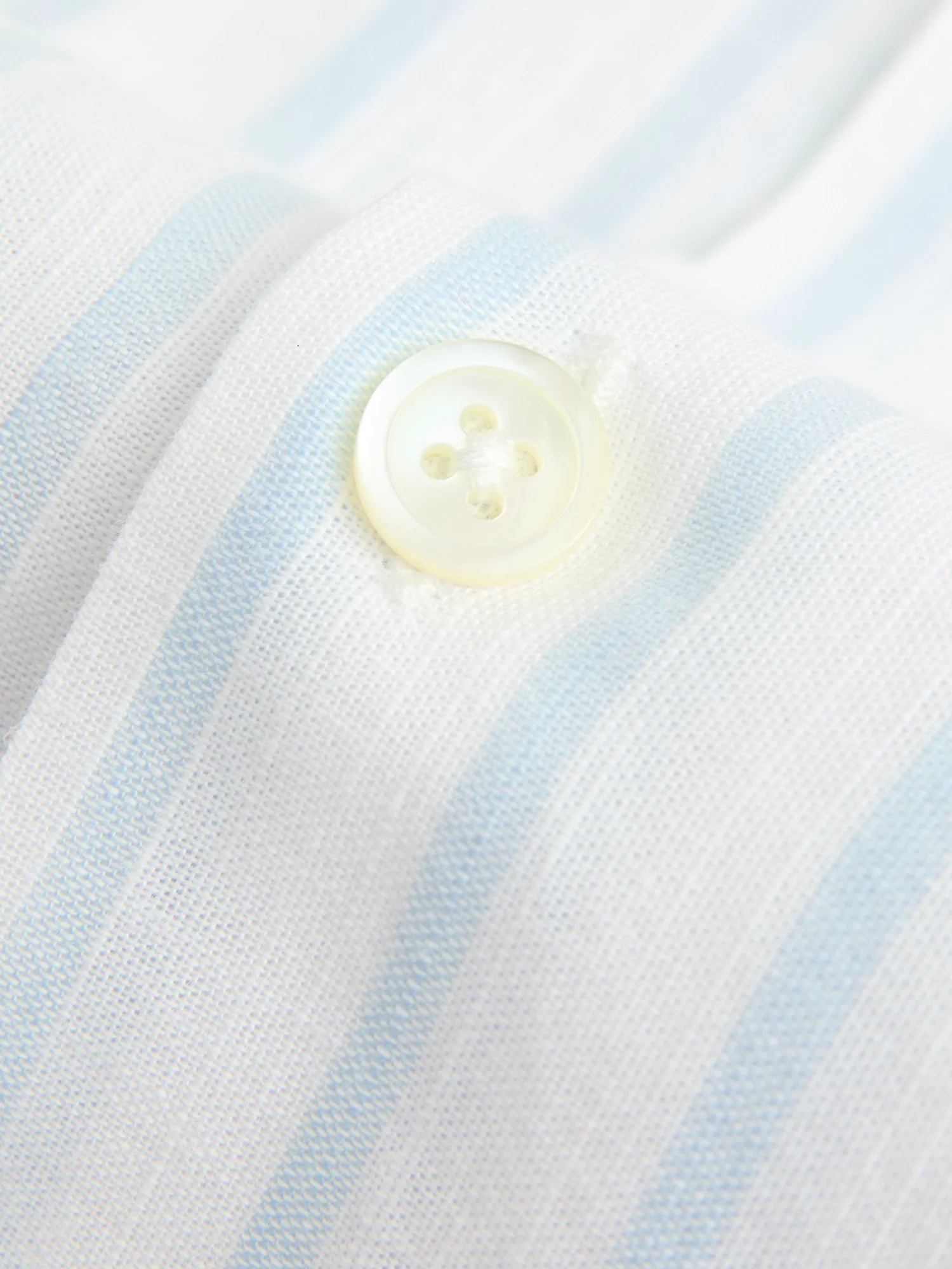 Beach Cabin Button-Up Shirt in Sky - Image 6