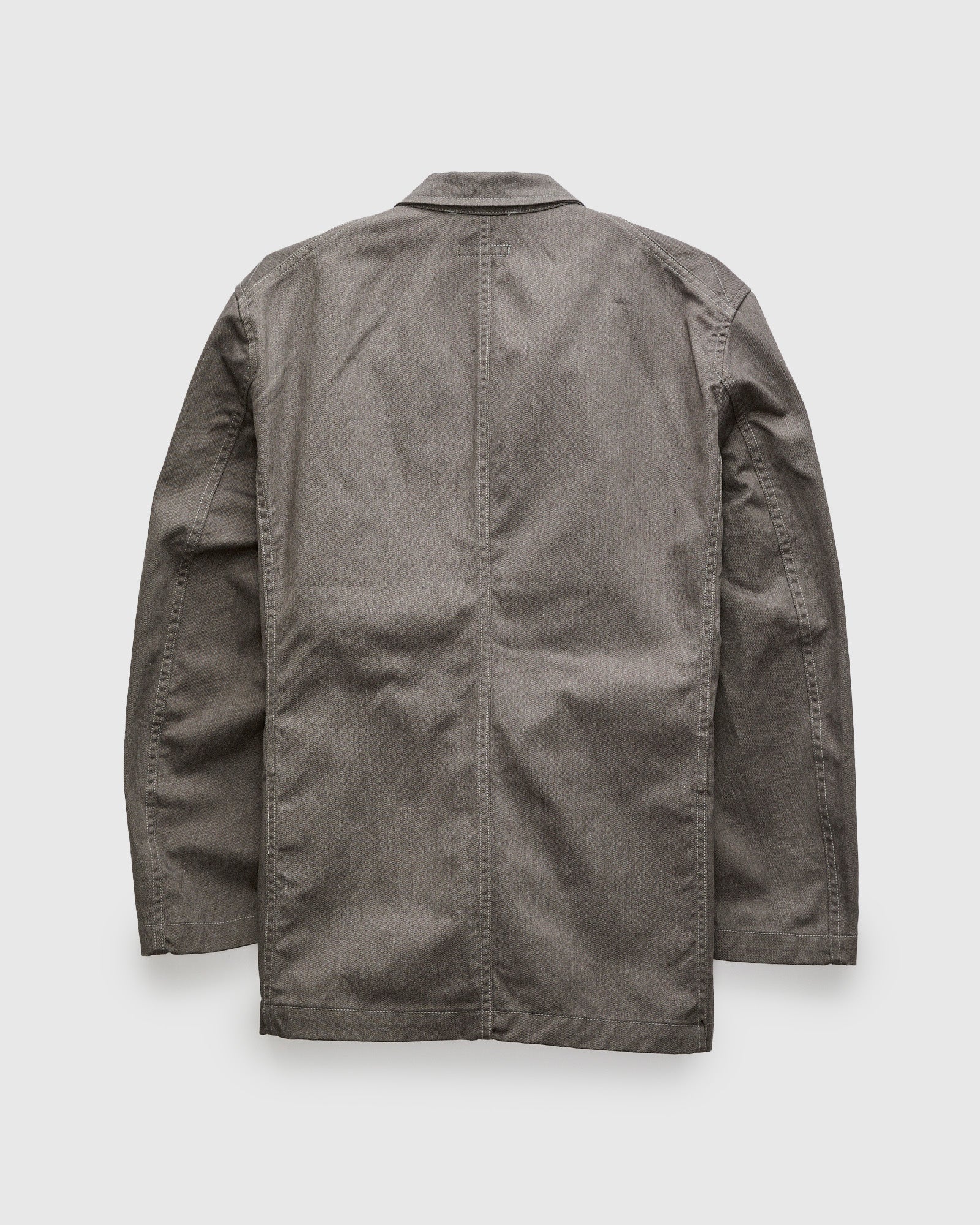 Bedford Jacket in Grey PC Tanker Twill - Image 2