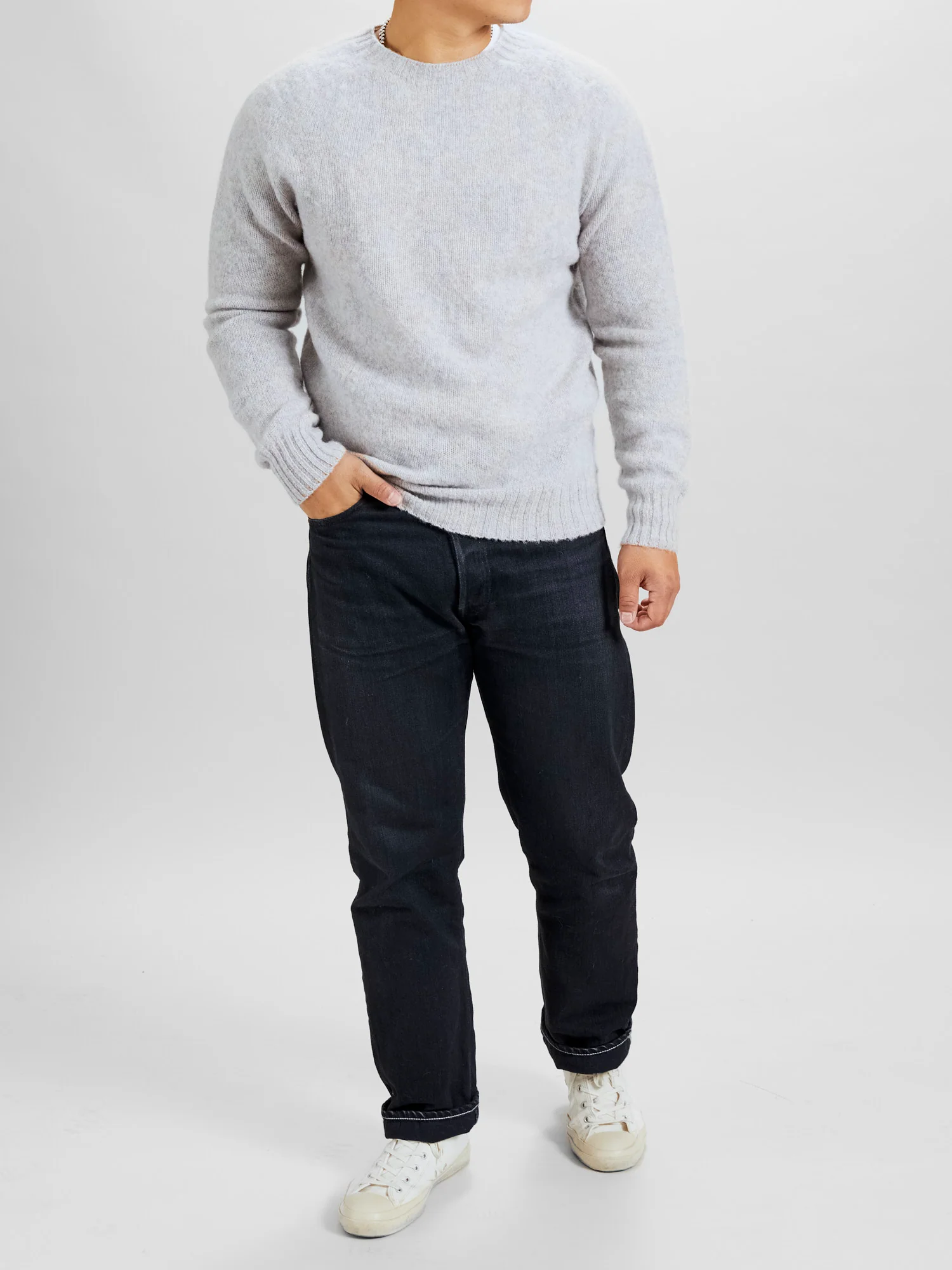 "Birth of the Cool" Wool Sweater in Galaxy - Image 7
