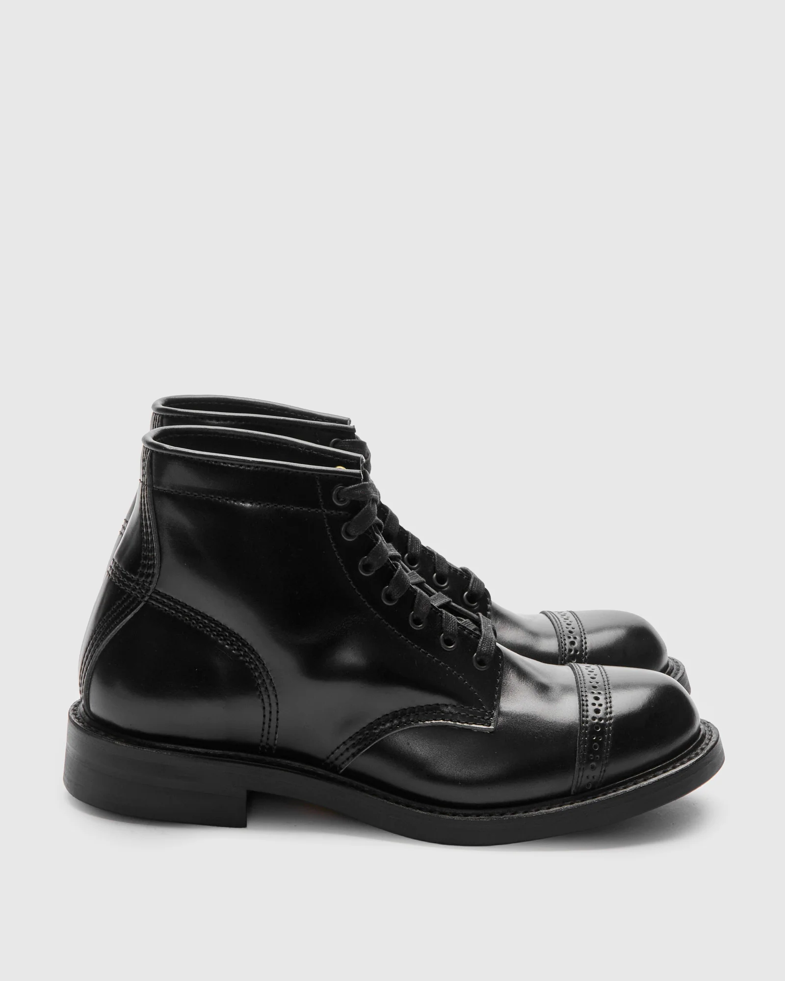 Black Ops Combat Boot in Shinki Hikaku Shell Cordovan - Image 3