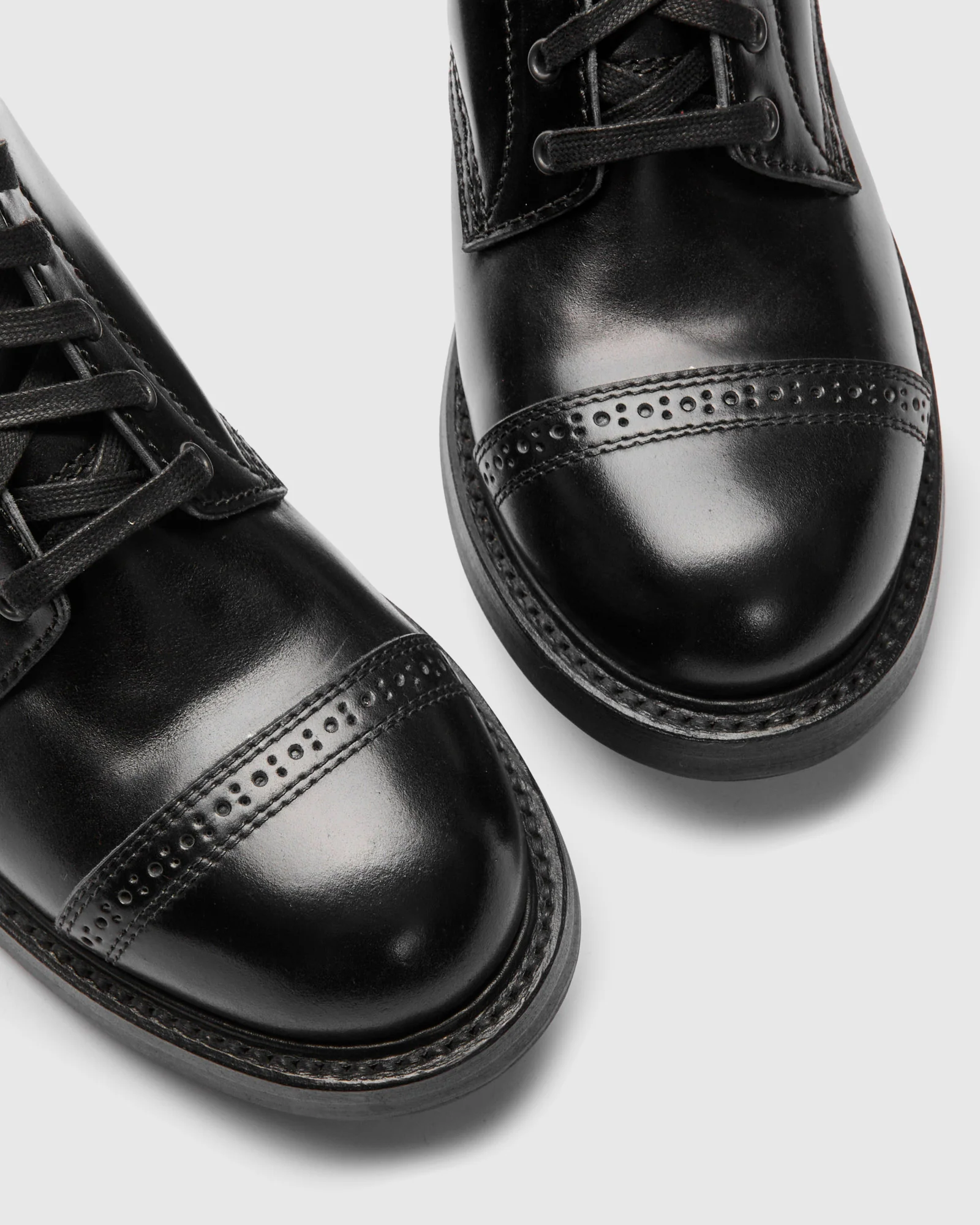 Black Ops Combat Boot in Shinki Hikaku Shell Cordovan - Image 8