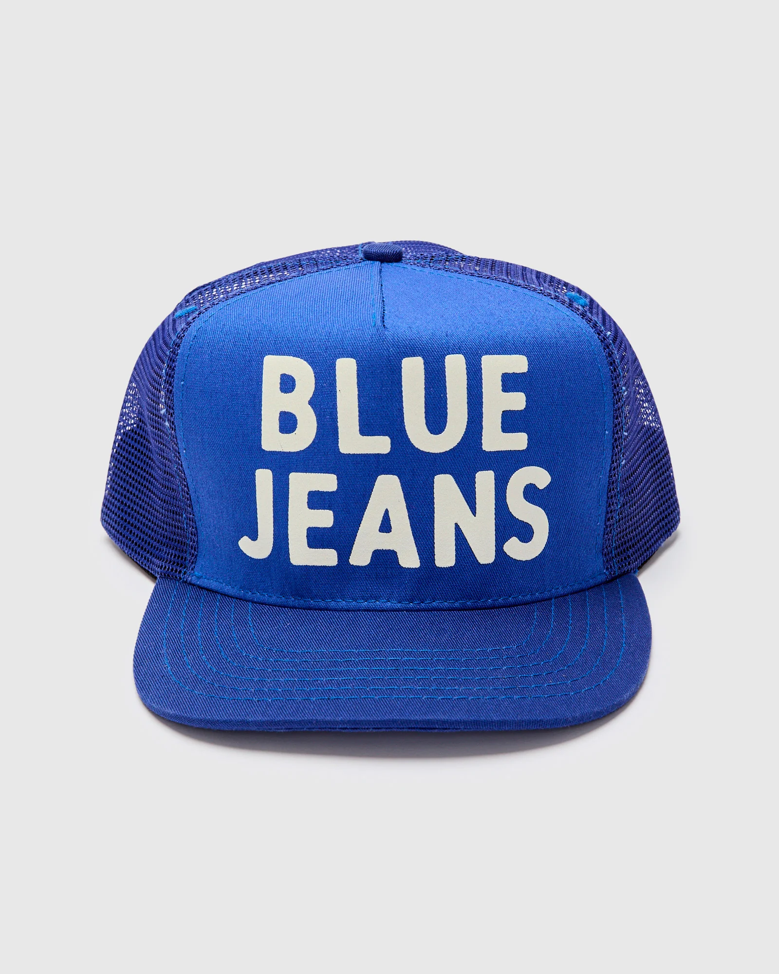 Blue Jeans Trucker Cap in Blue - Image 2
