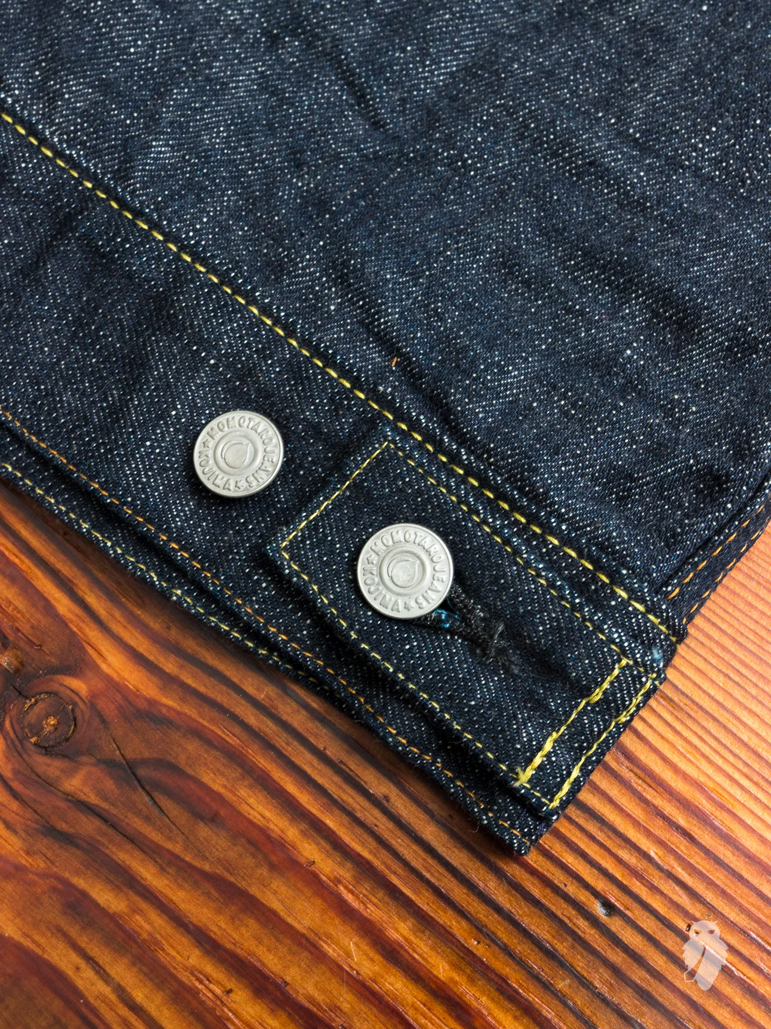 BOM012 "Momotaro x Blue Owl" 15.7oz Selvedge Denim Jacket - Image 13