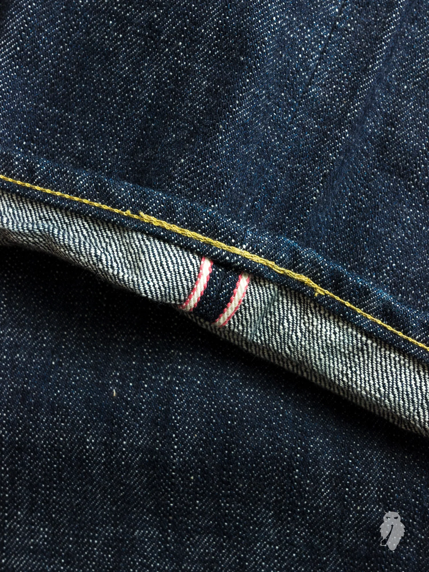 BOM012 "Momotaro x Blue Owl" 15.7oz Selvedge Denim - Natural Tapered Fit - Image 10