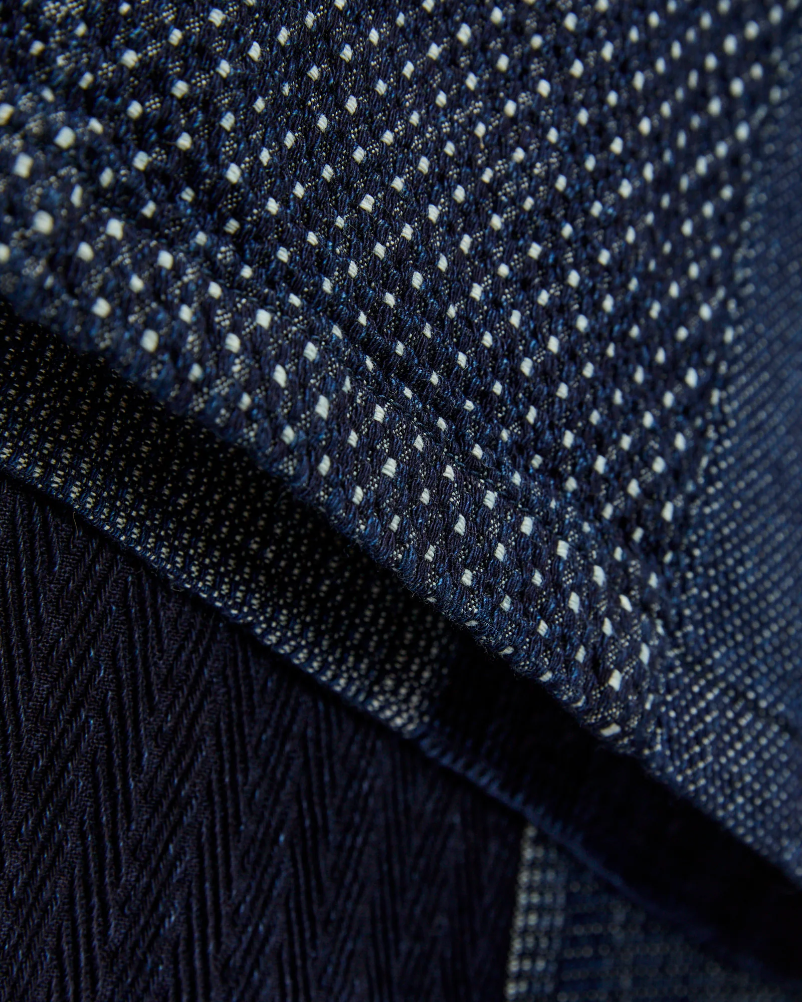 Boro Patchwork Wide Pants in Rinsed Indigo - Image 7