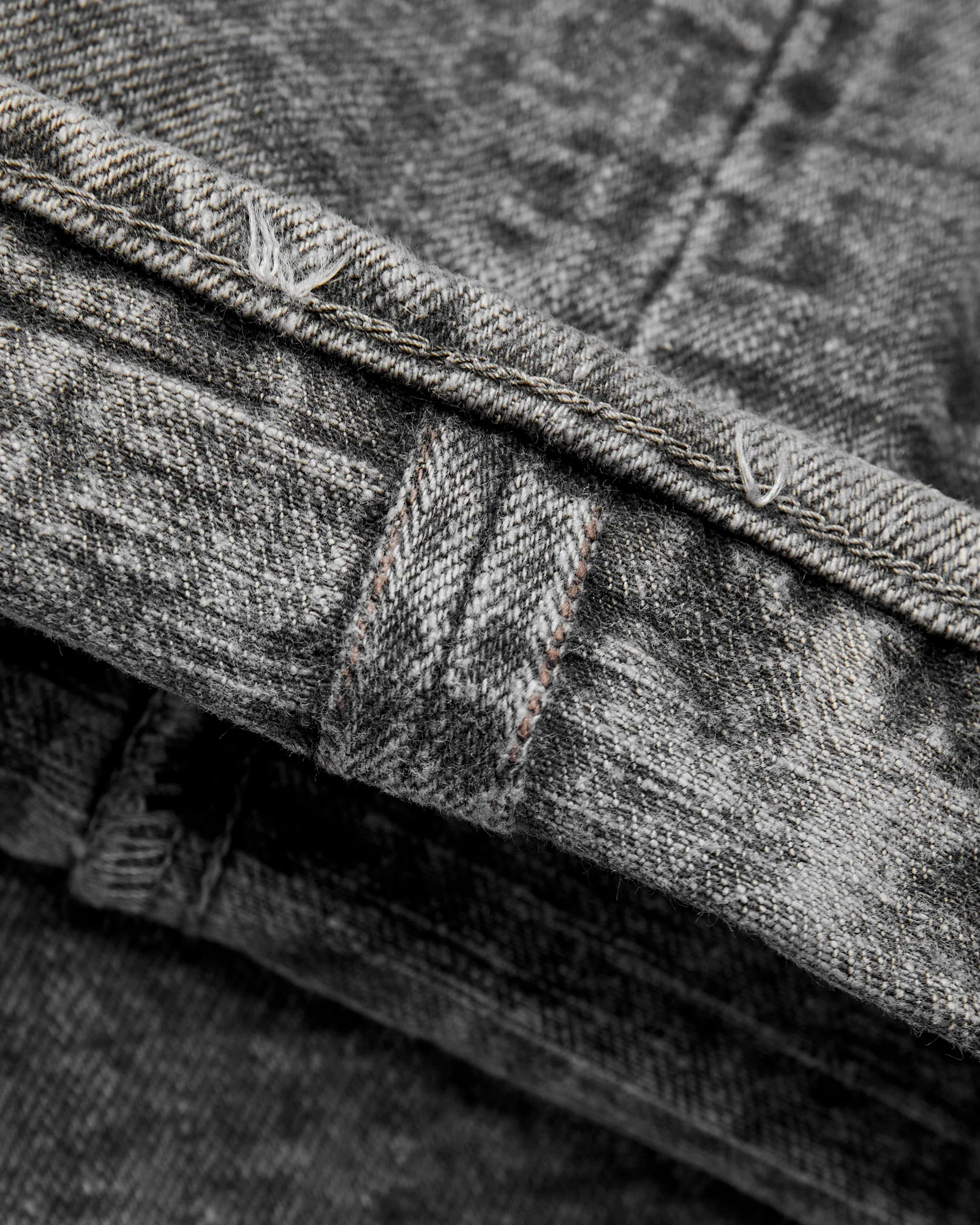 BOS211XX-SU "Shizen" 18oz Sumi Ink Selvedge Denim - Relaxed Tapered Fit - Image 11