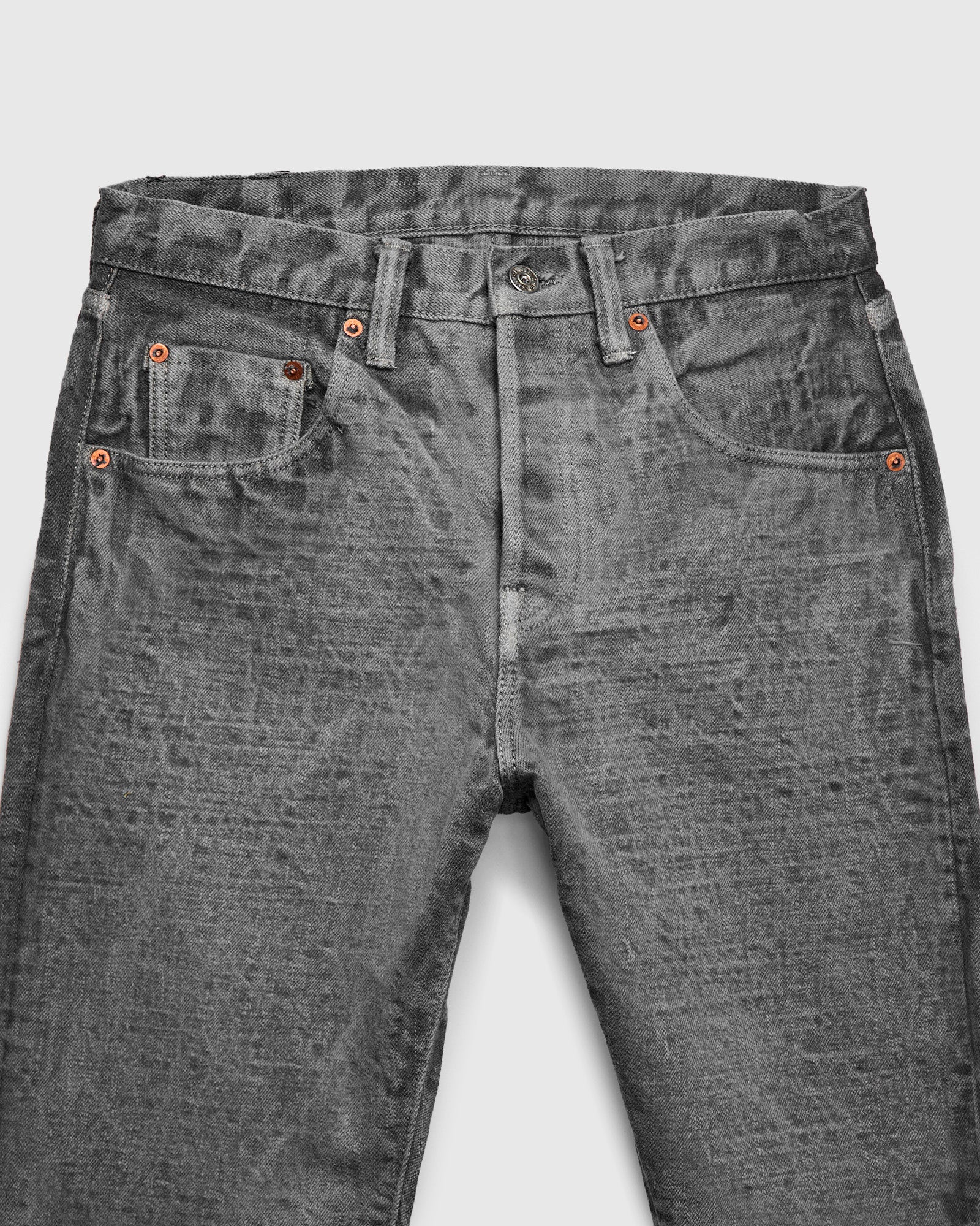 BOS211XX-SU "Shizen" 18oz Sumi Ink Selvedge Denim - Relaxed Tapered Fit - Image 6