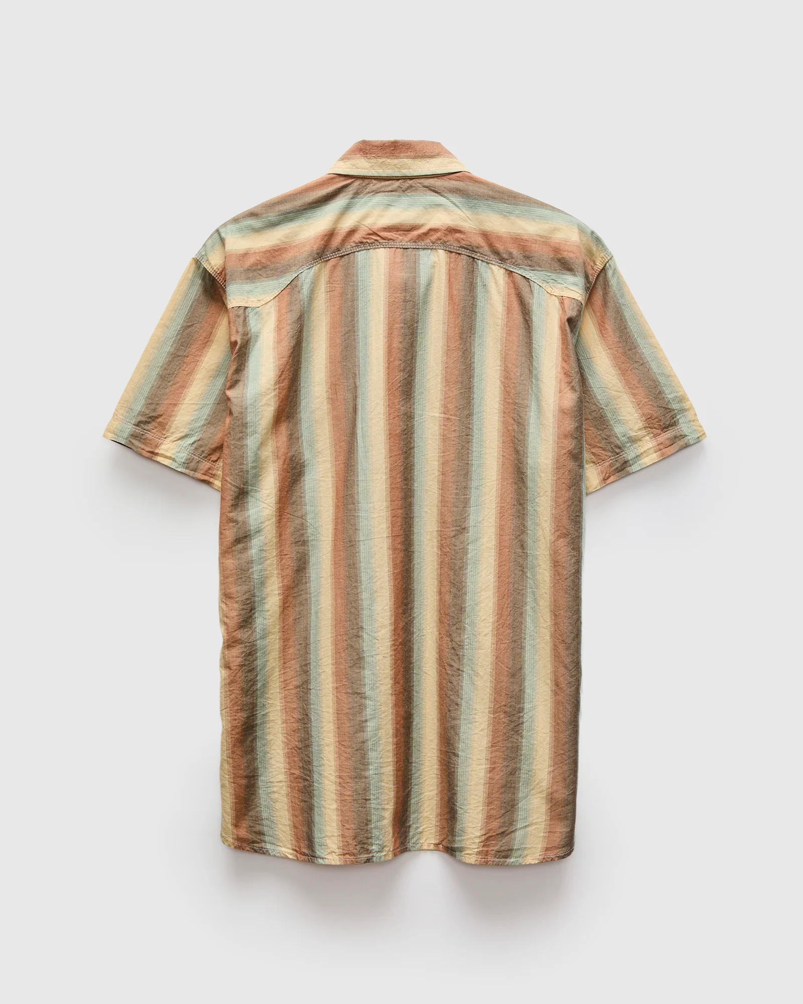Calico SS Western Shirt in Dusty Desert Stripe - Image 3