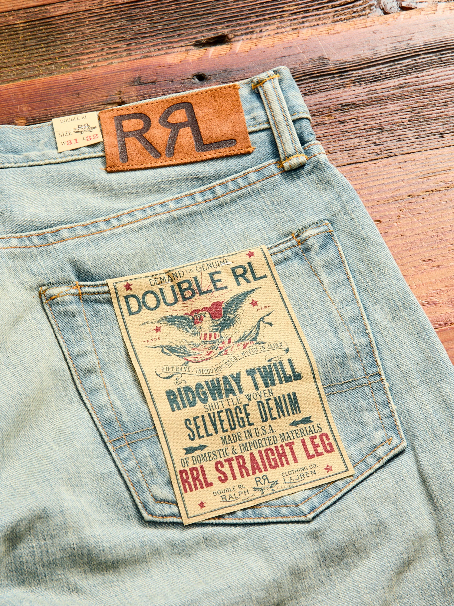 "Camden Wash" 13.7oz Selvedge Denim - Straight Fit - Image 14