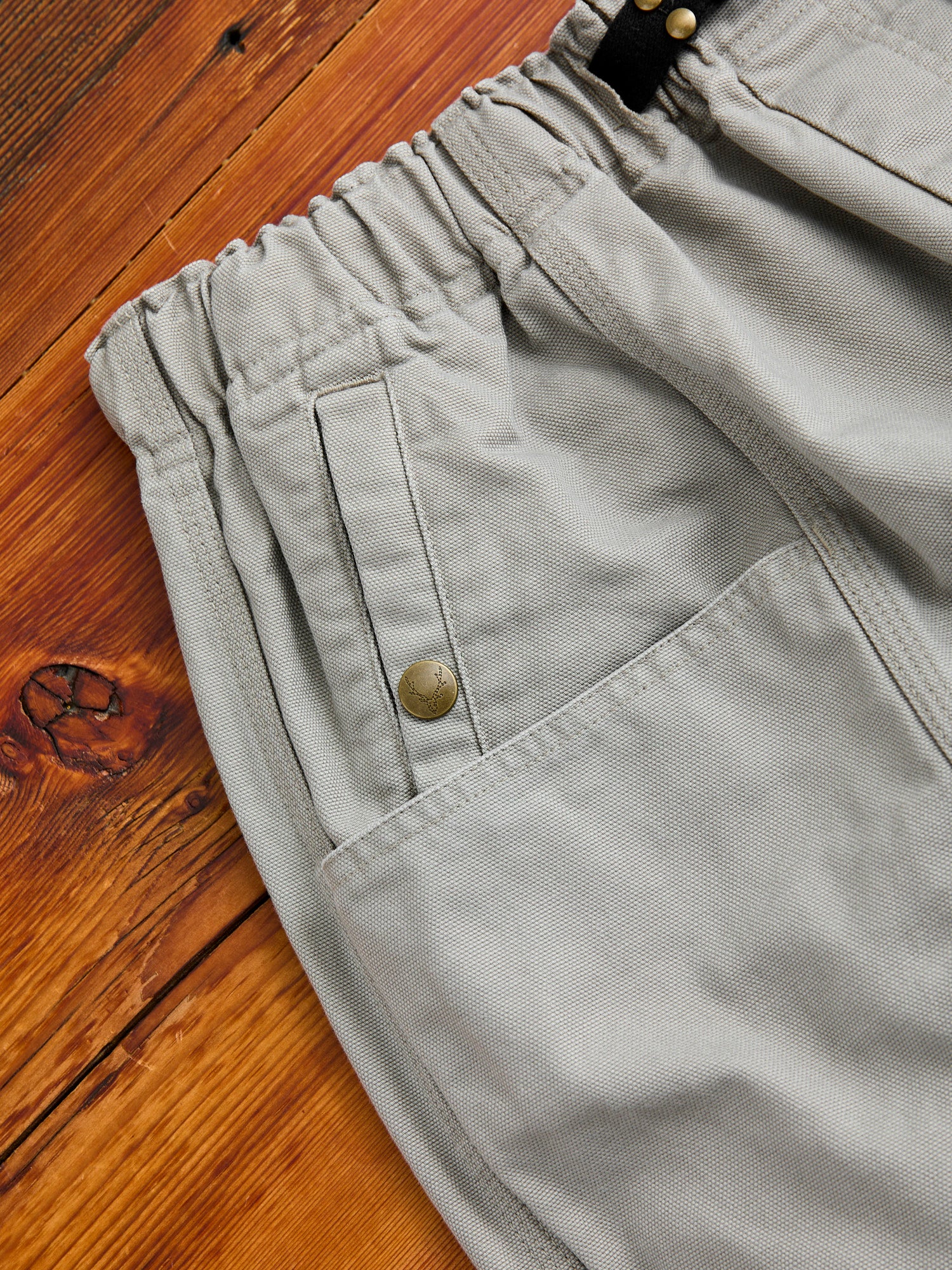 Canvas Belted C.S Pant in Grey - Image 4
