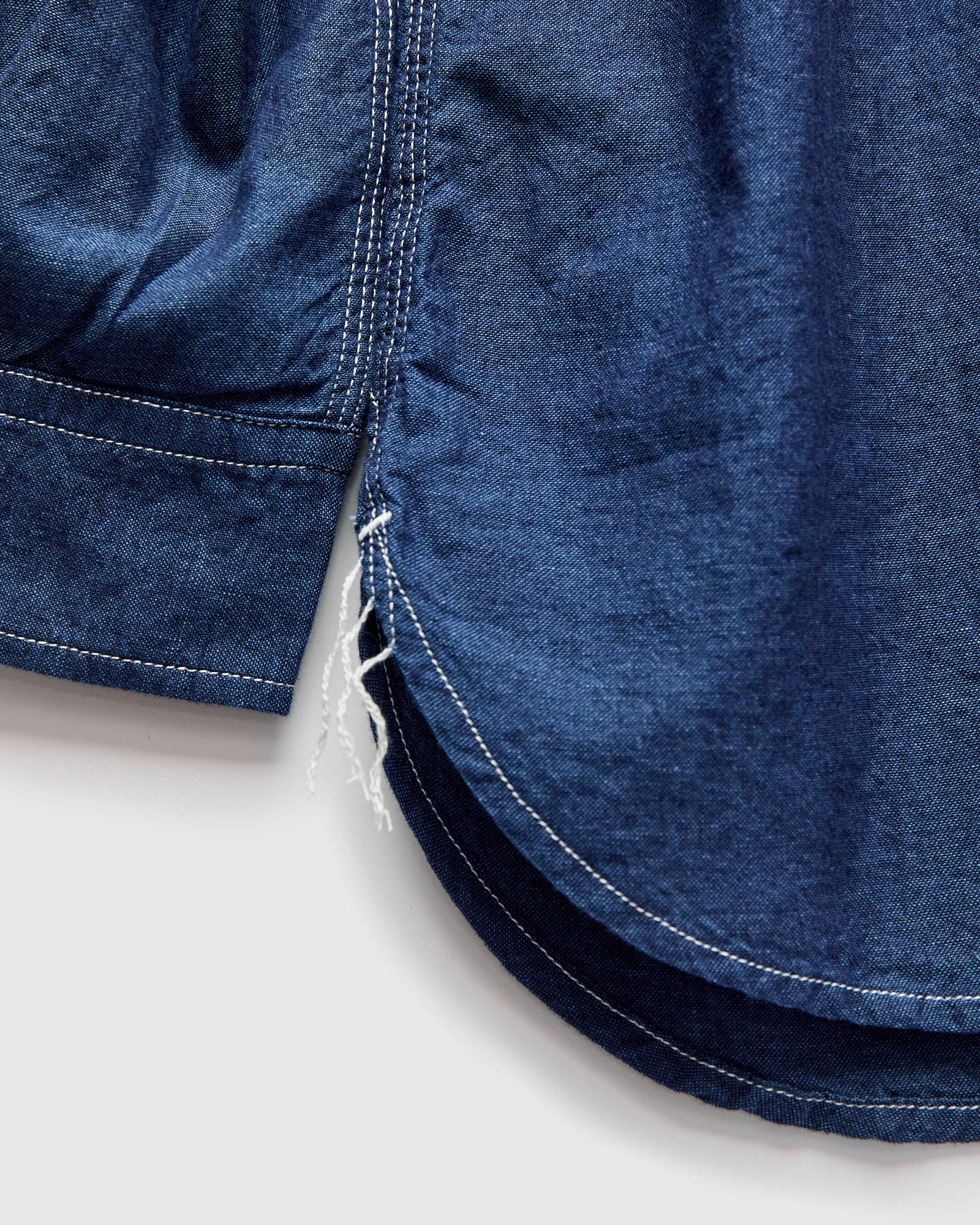 Chambray Workshirt in Indigo - Image 6