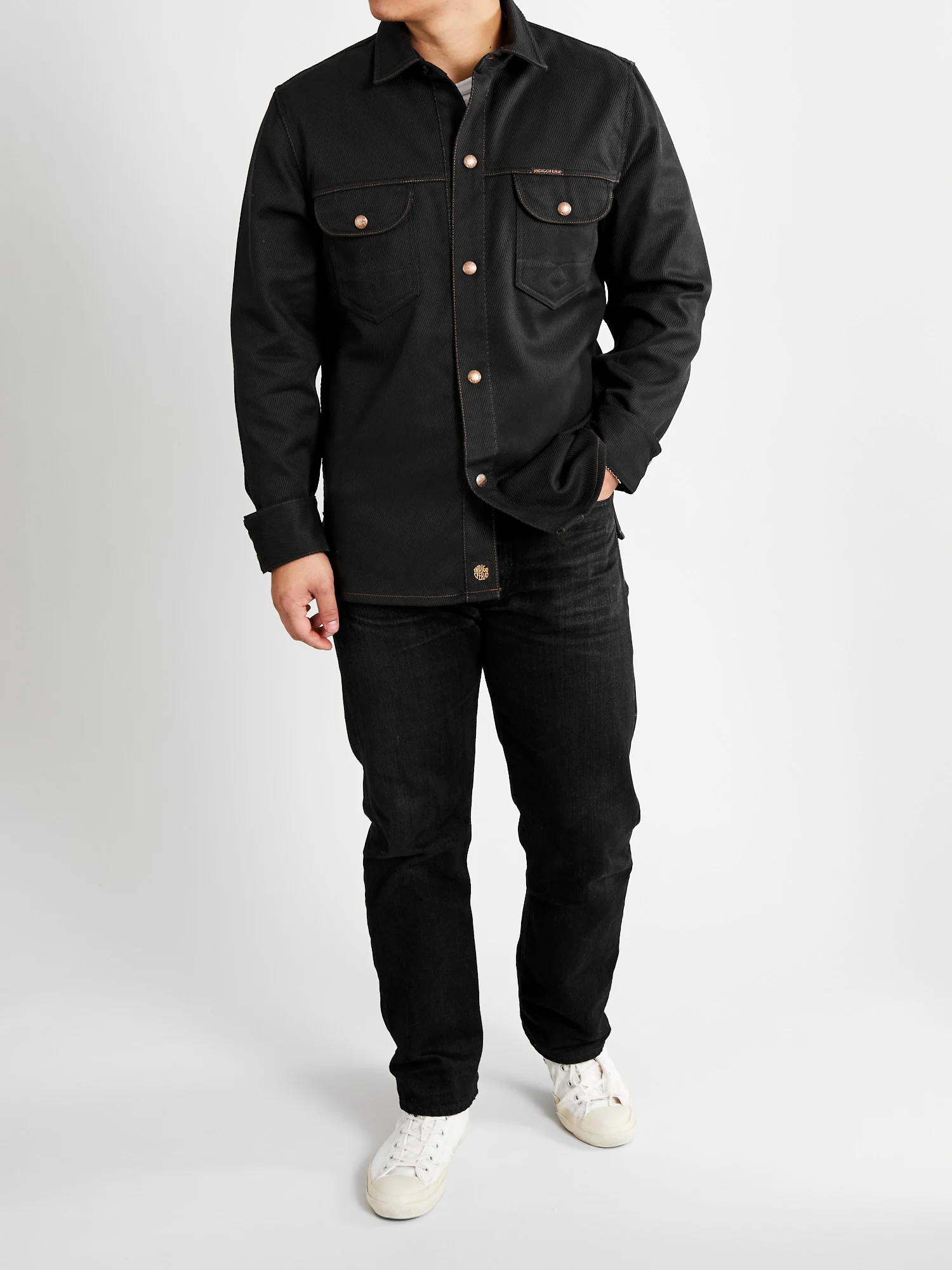 Copeland Kersey Shirt in Gunmetal - Image 16