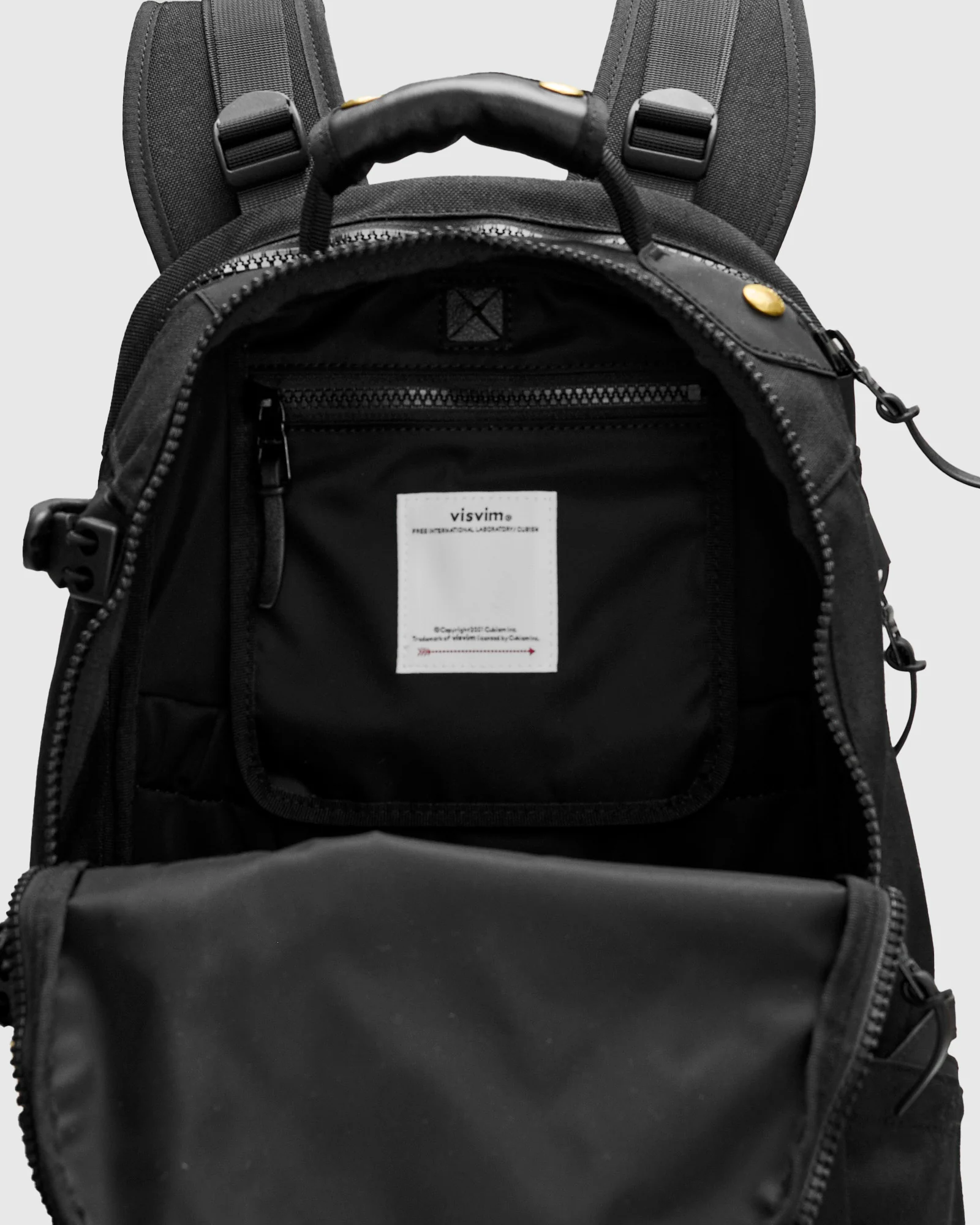 Cordura 20L Backpack in Black Lambskin - Image 5
