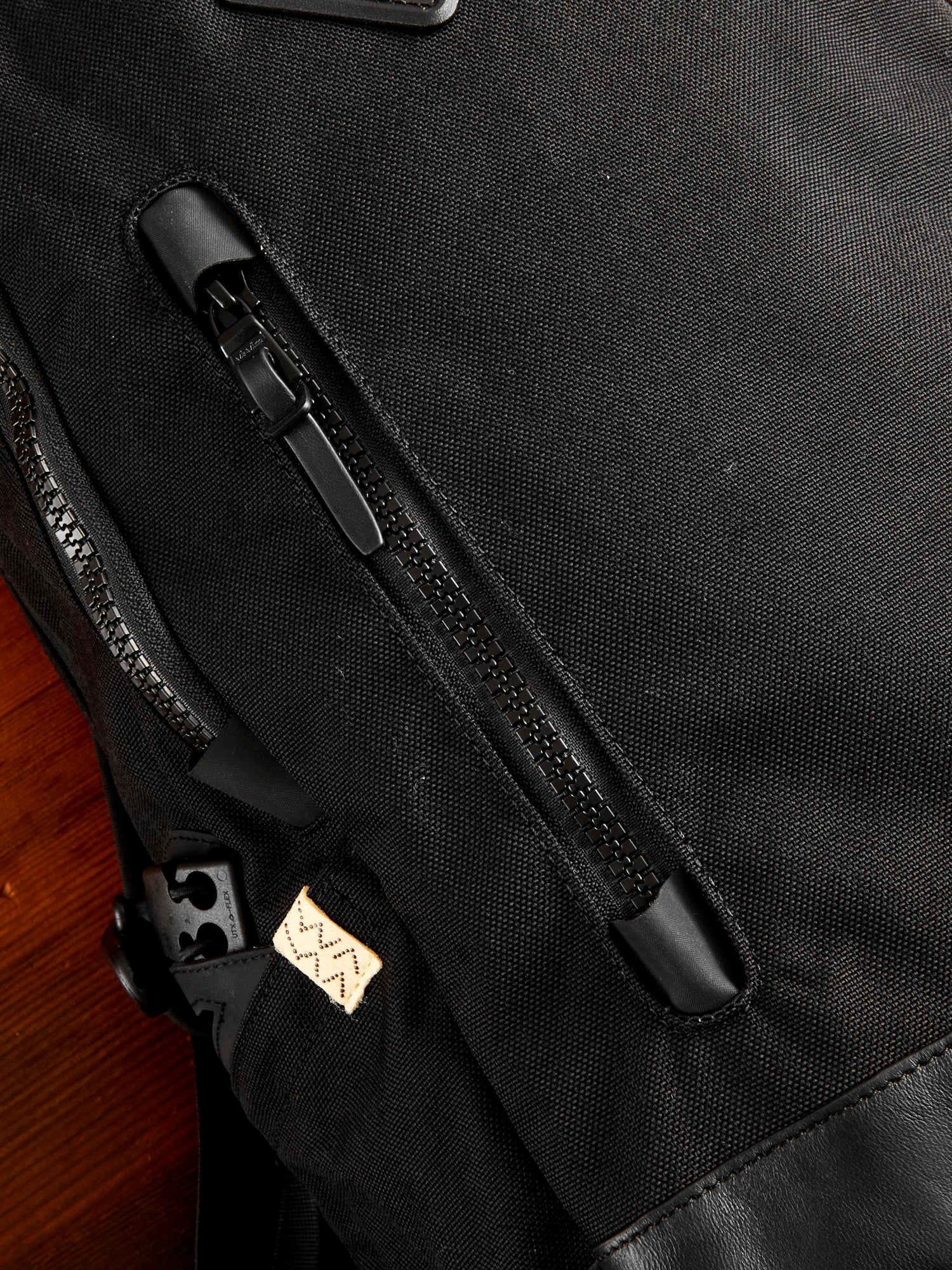 Cordura 20L Backpack in Black Lambskin - Image 6
