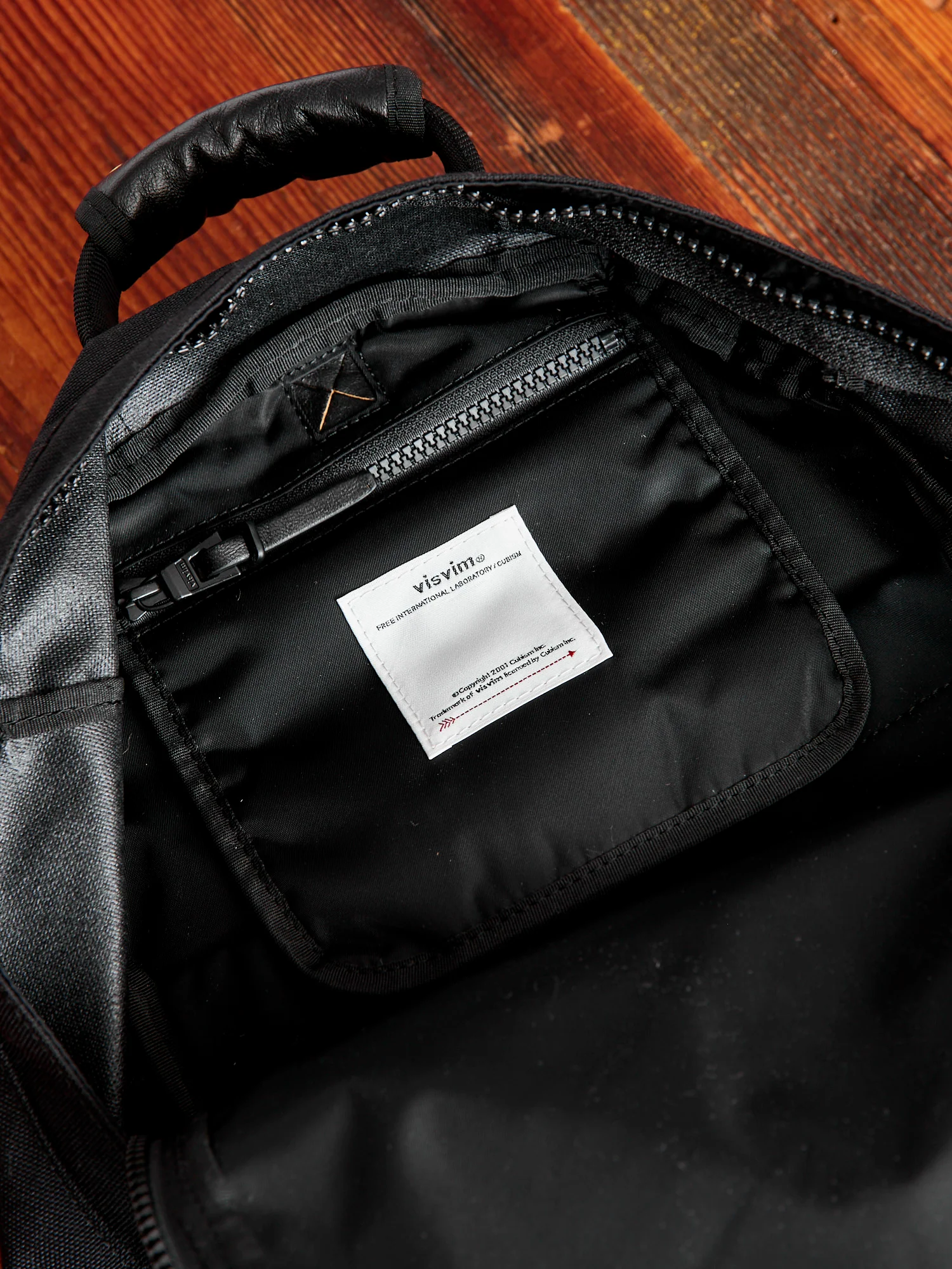 Cordura 22L Backpack in Black Lambskin - Image 12