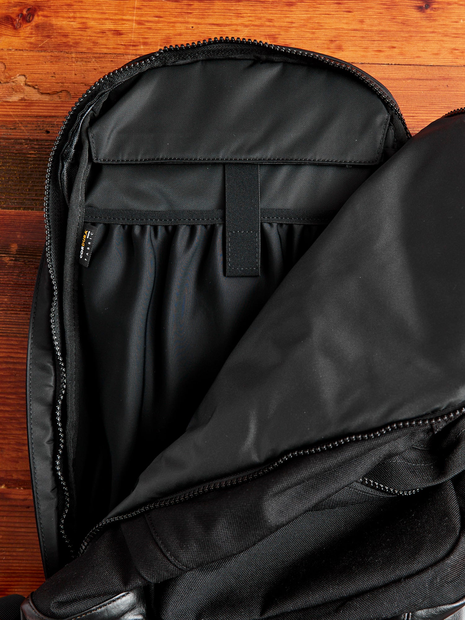 Cordura 22L Backpack in Black Lambskin - Image 13