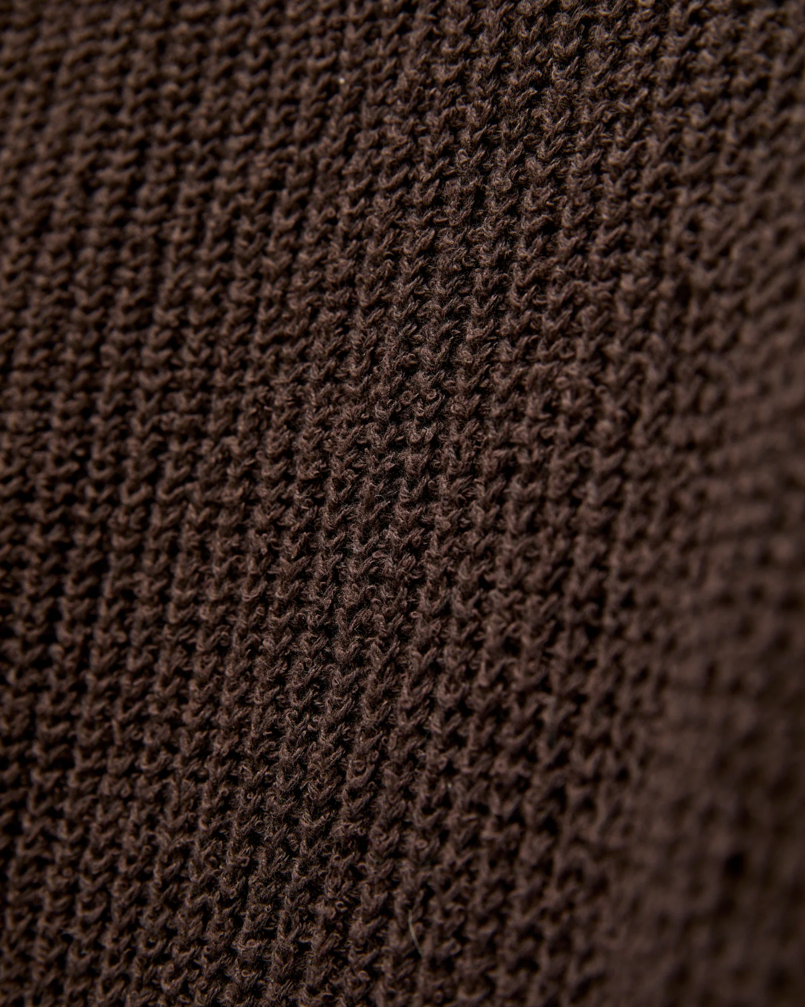 Cotton Crewneck Sweater in Bark Boucle - Image 6