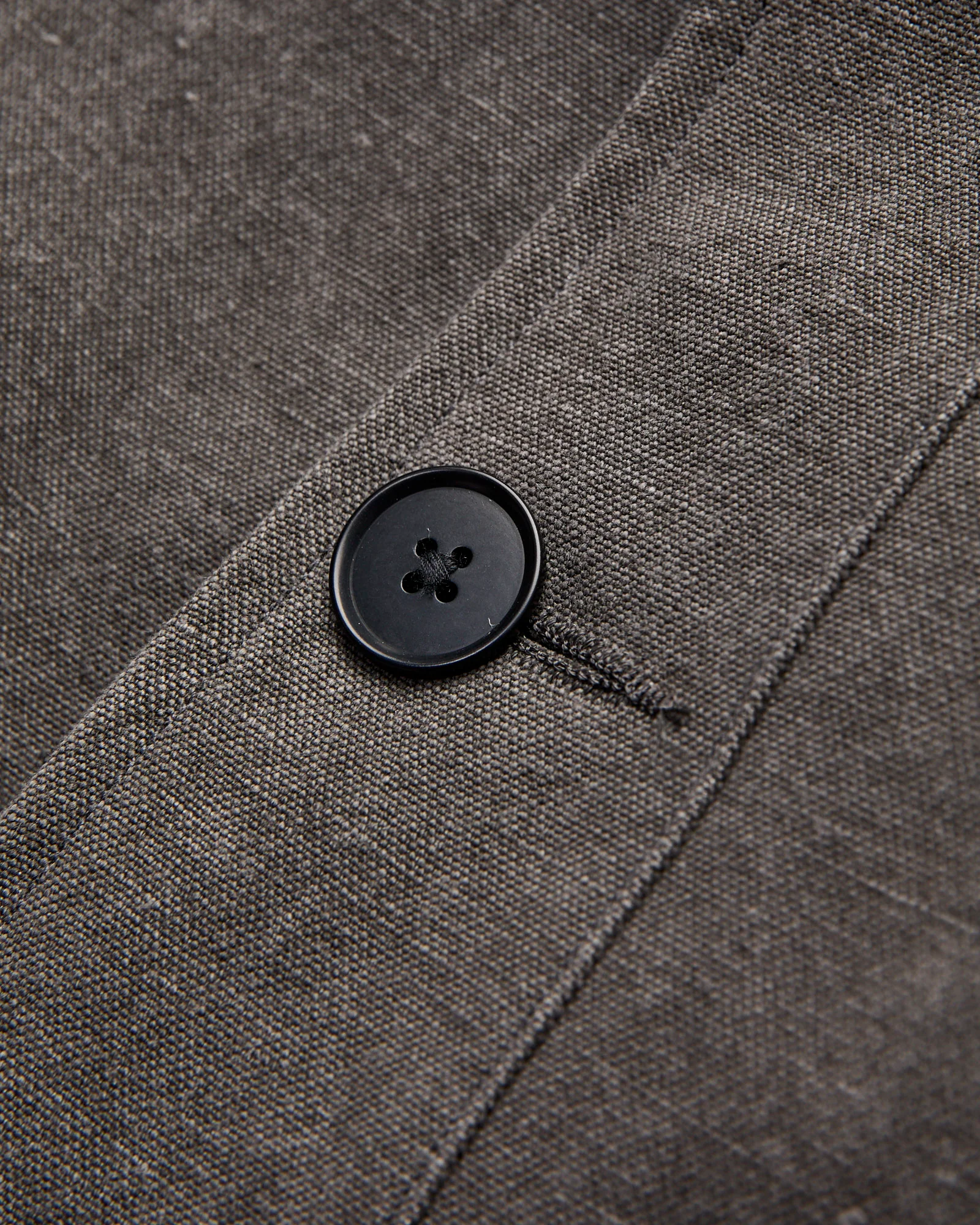 Cotton Hemp Work Coat in Sumi - Image 5