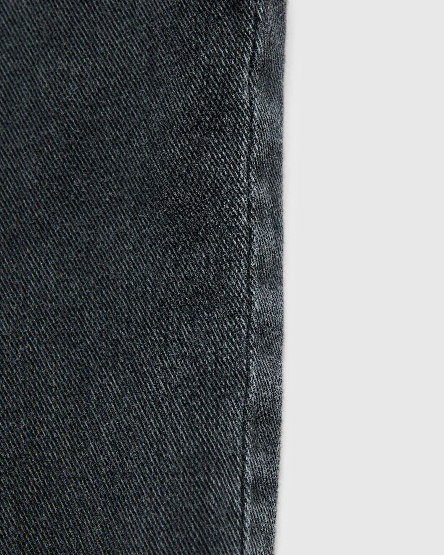 Cotton Twill Easy Pants in Washed Black - Image 8