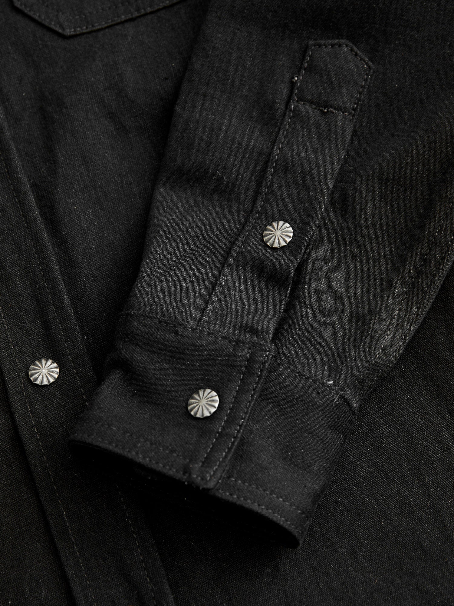 Crosscut Western in Black Denim - Image 5