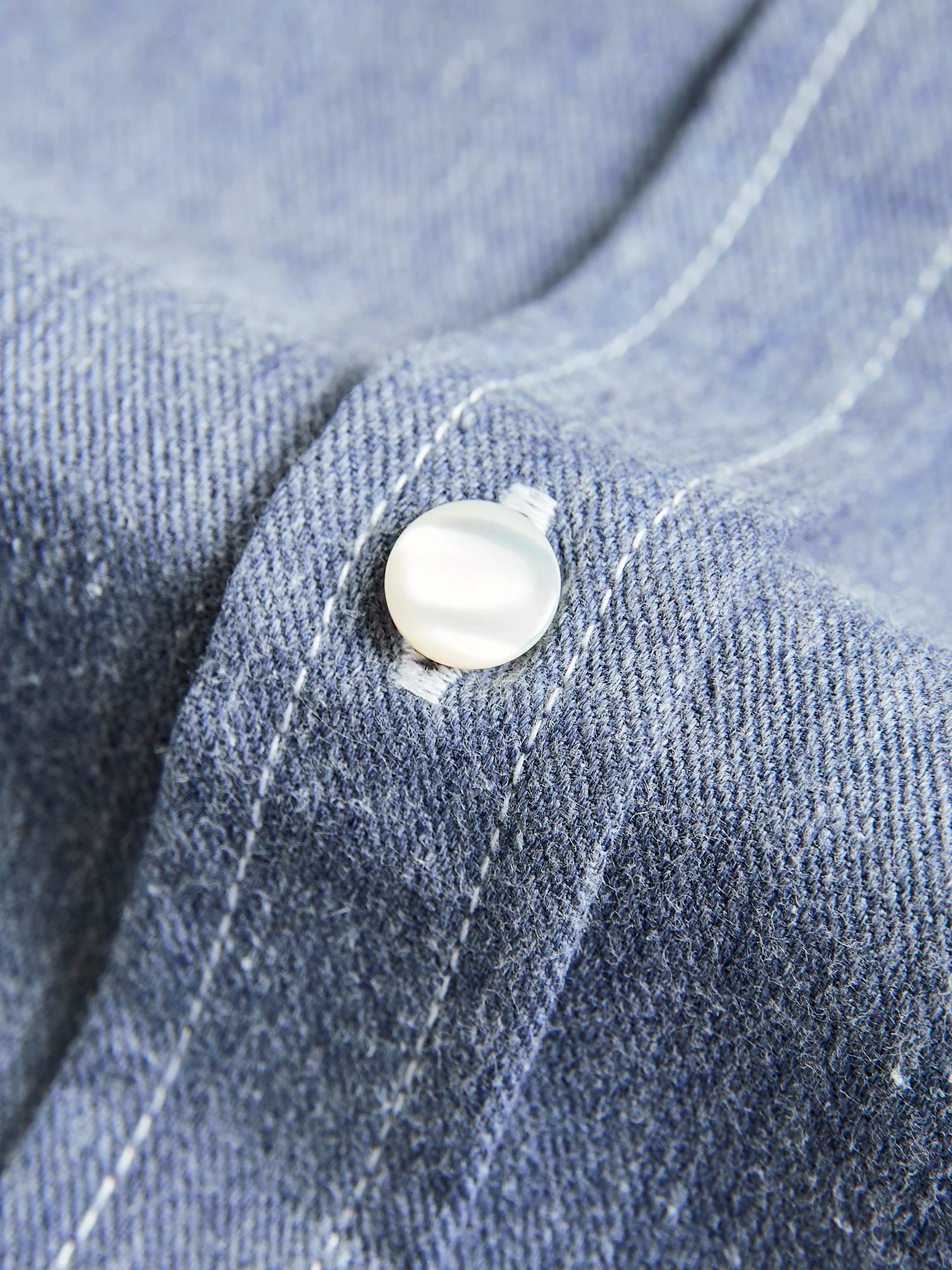 Crosscut Western in Cerulean Khadi Denim - Image 5