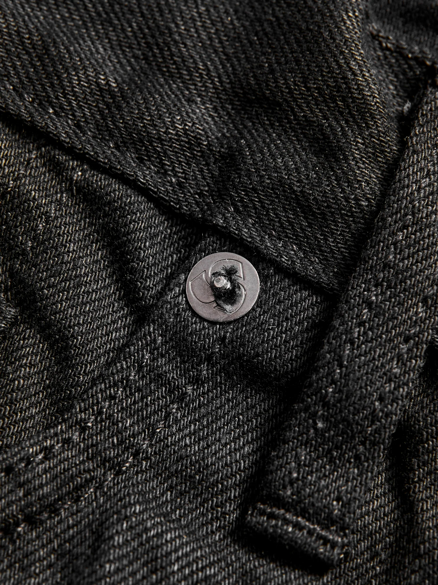 CS-222x 12oz Double Black Selvedge Denim - Classic Straight Fit - Image 11