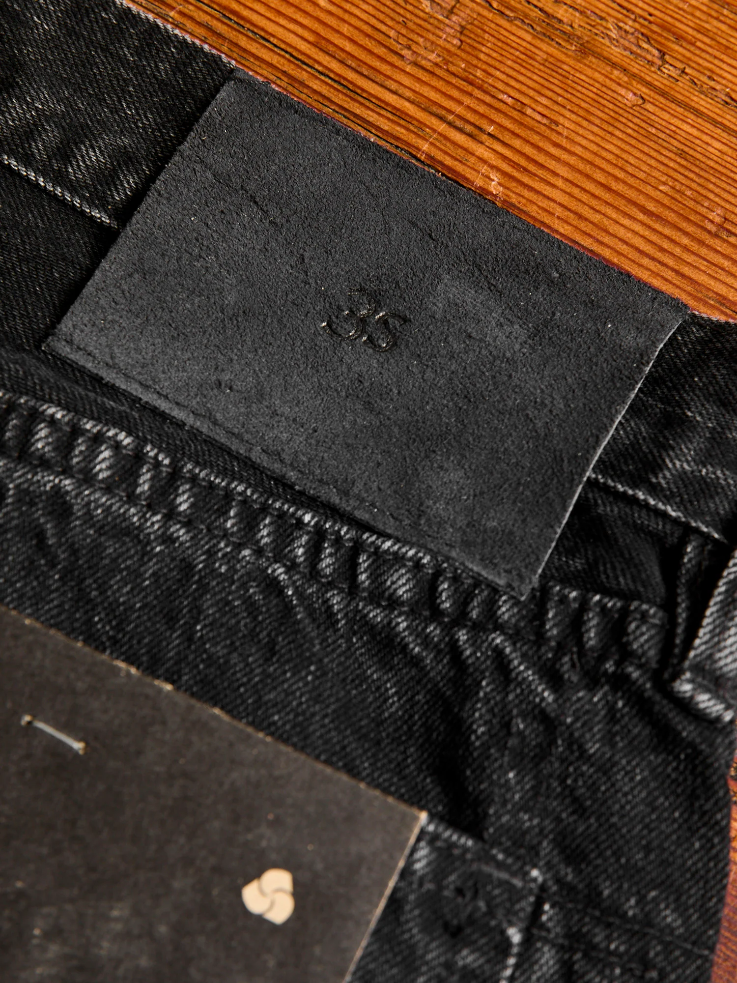 CS-222xs 12oz Stonewashed Double Black Selvedge Denim - Classic Straight Fit - Image 10