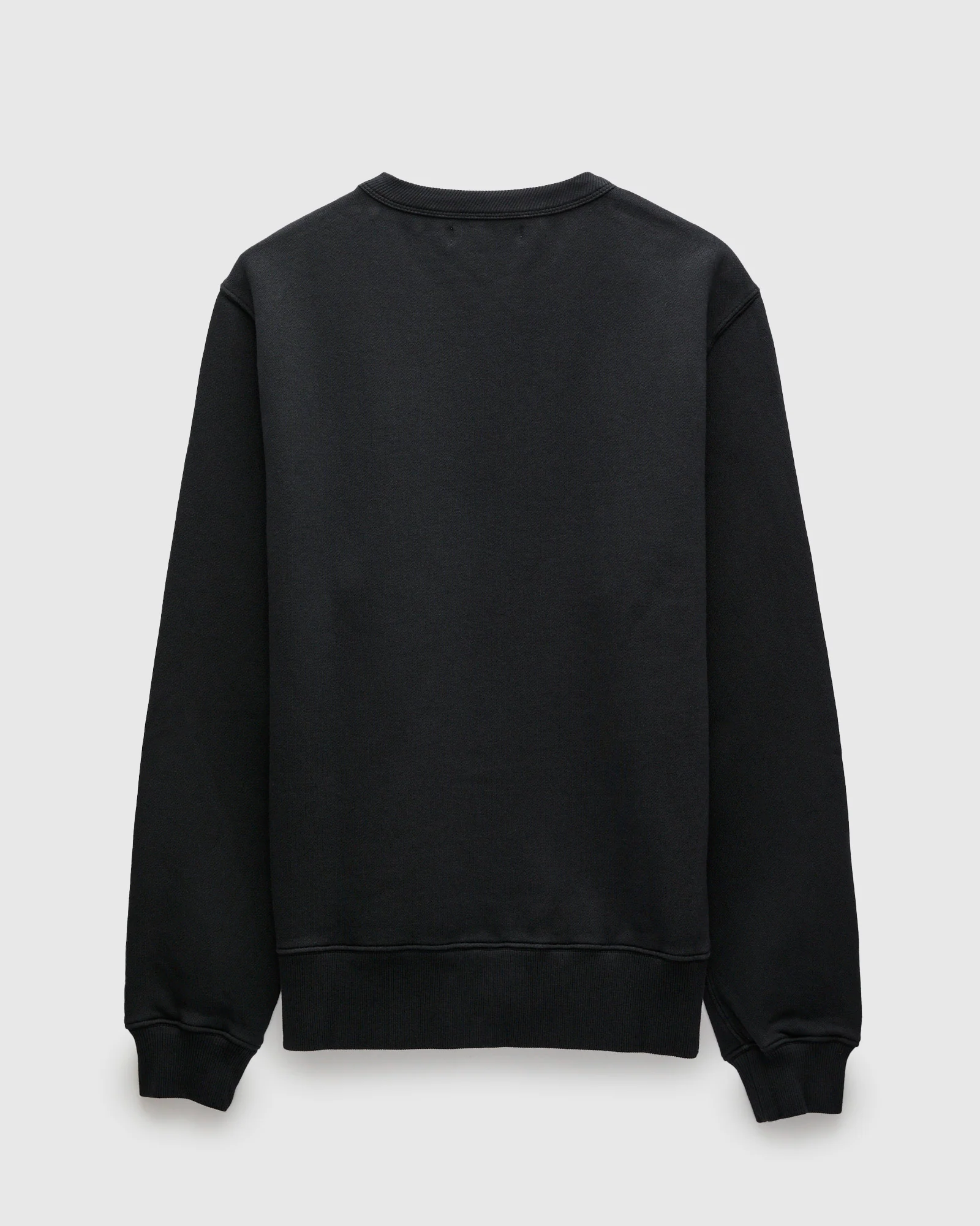 CSW28 "Good Basics" Organic Cotton Crewneck Sweater in Charcoal - Image 2
