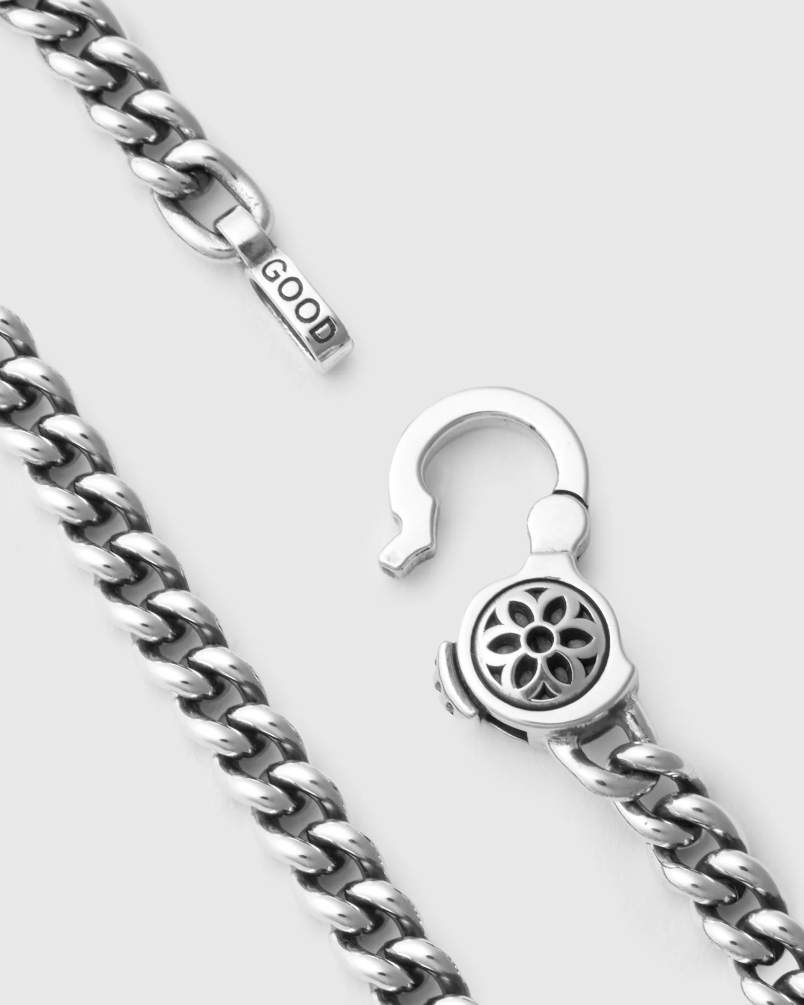 Curb Chain Bracelet Size AA in Sterling Silver - Image 4
