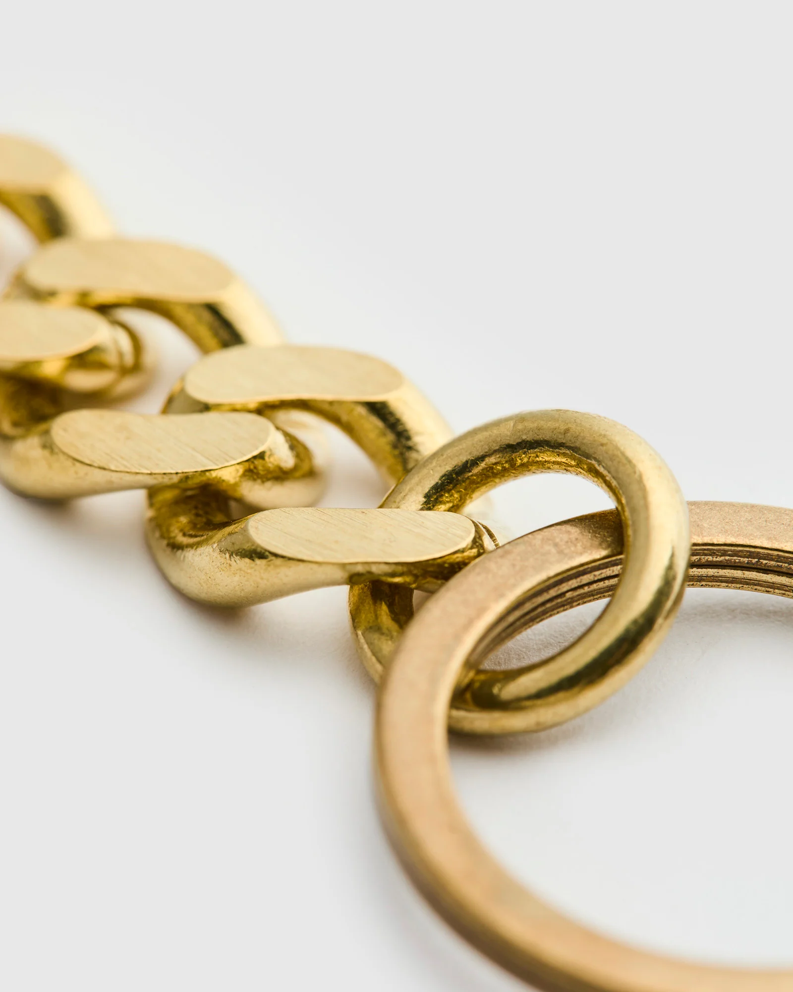 Cut Edge Chain Carabiner in Brass - Image 6