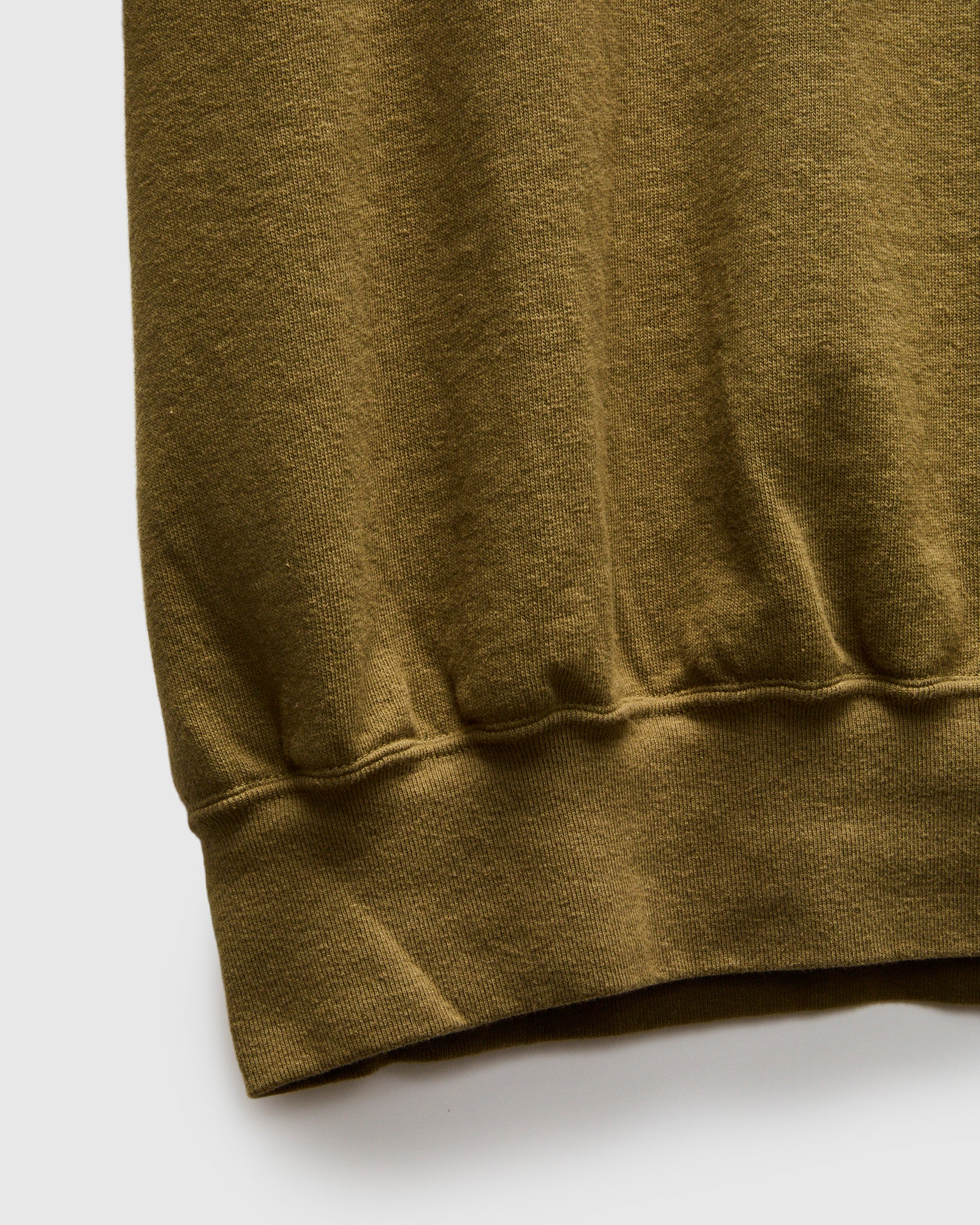 Cut Off Sleeve Sweatshirt in Khaki - Image 7
