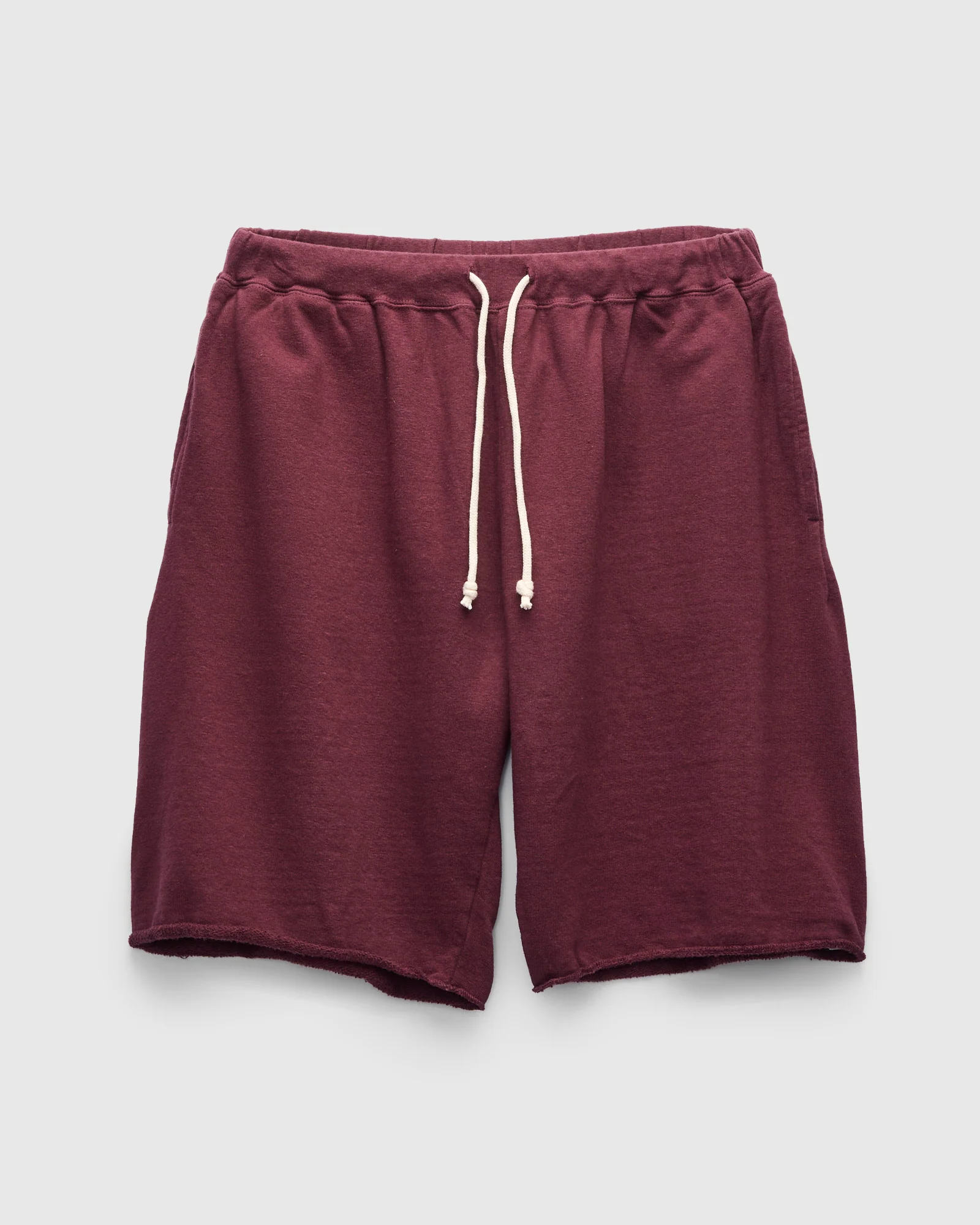 Cut Off Sweatshort in Bordeaux