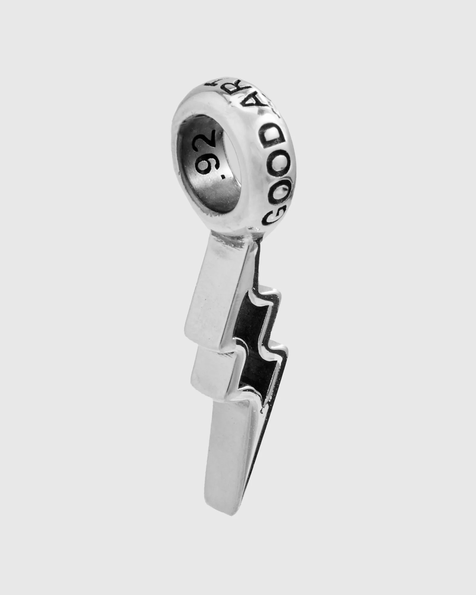 Cutout Shazam! Pendant 3A in Sterling Silver - Image 3