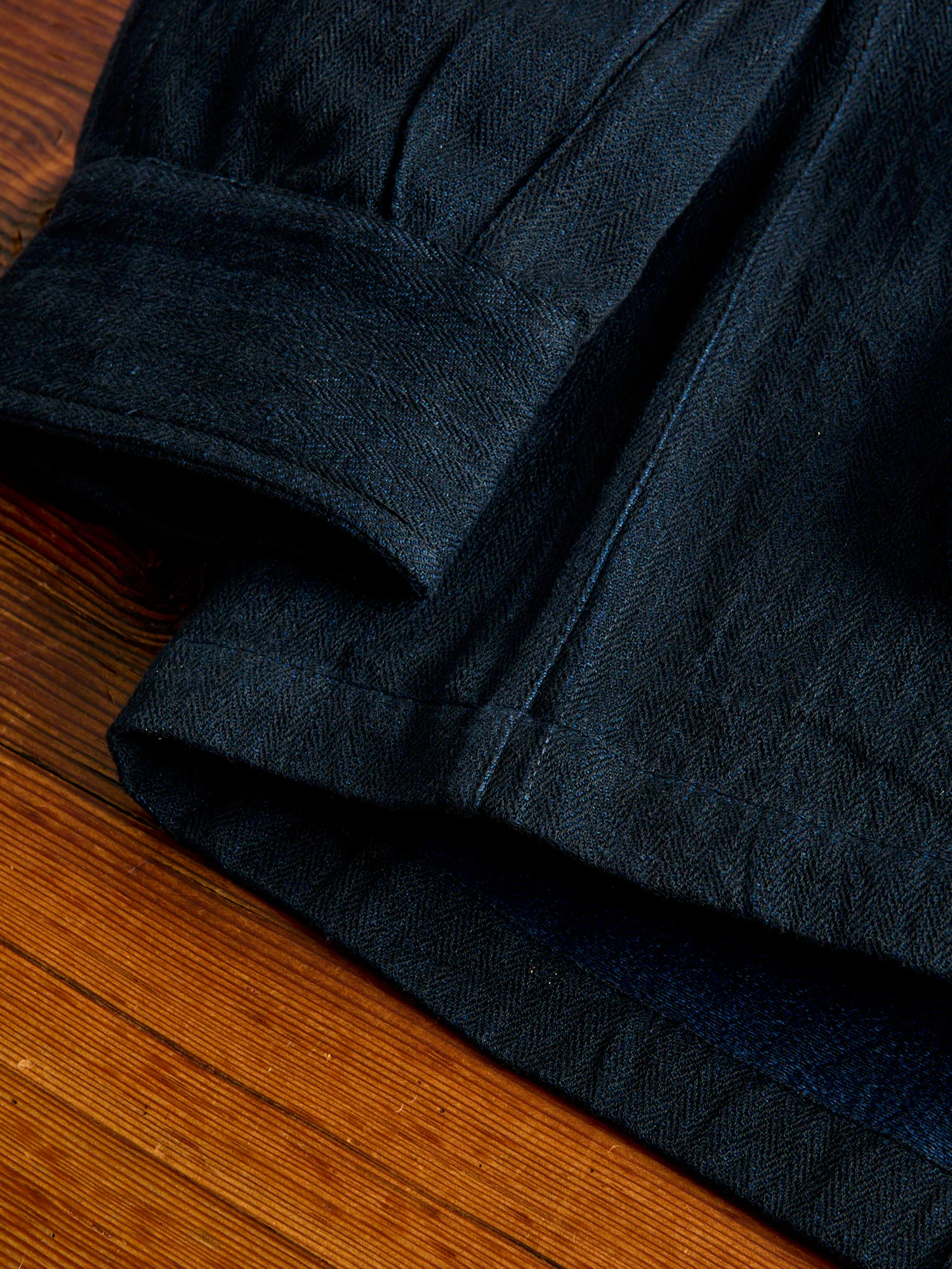 Dani Jacket in Iron/Indigo Herringbone - Image 7