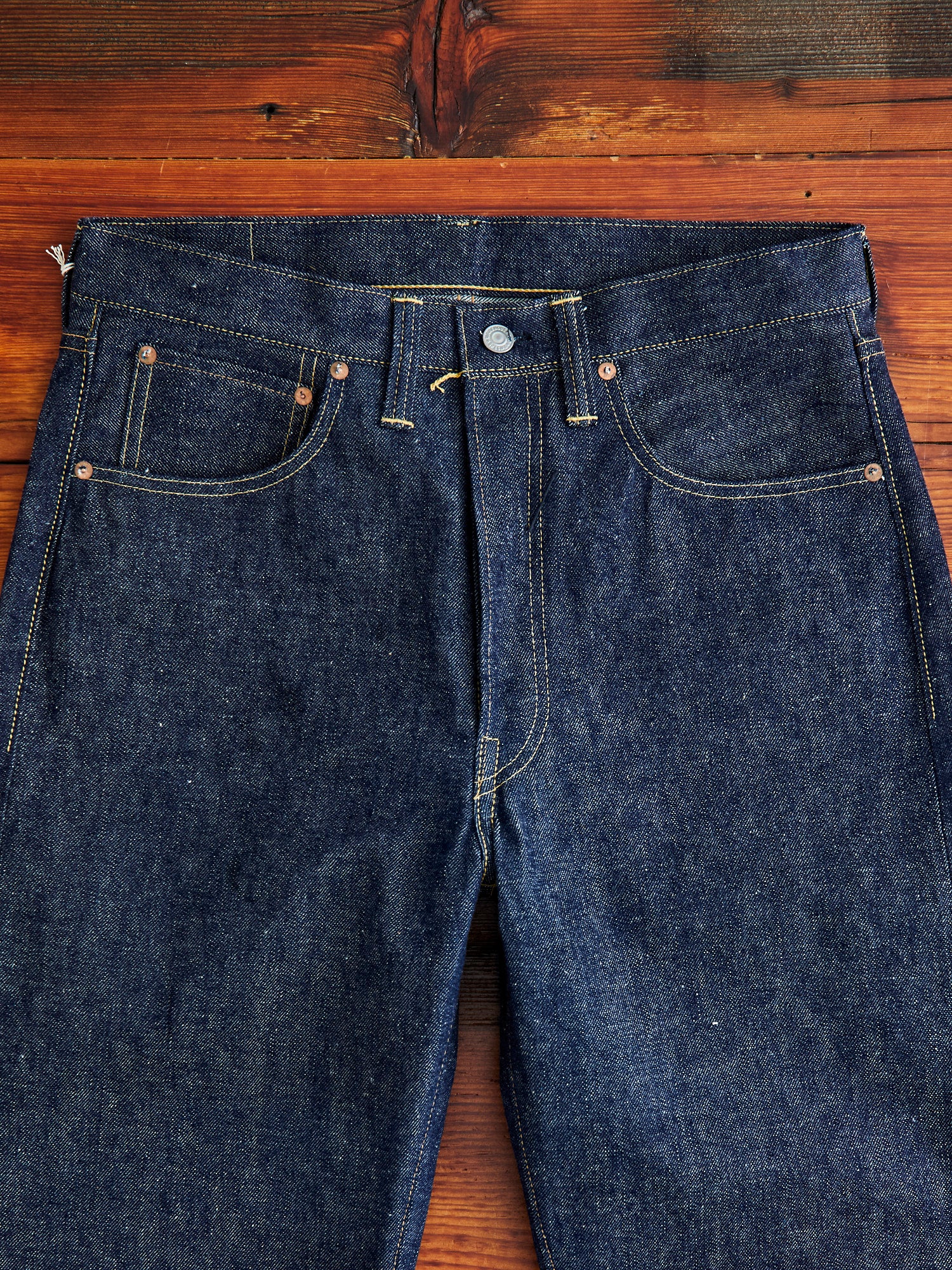 DD-1001XX "1947 Model" 13.5oz Unsanforized Selvedge Denim - Regular Straight - Image 5