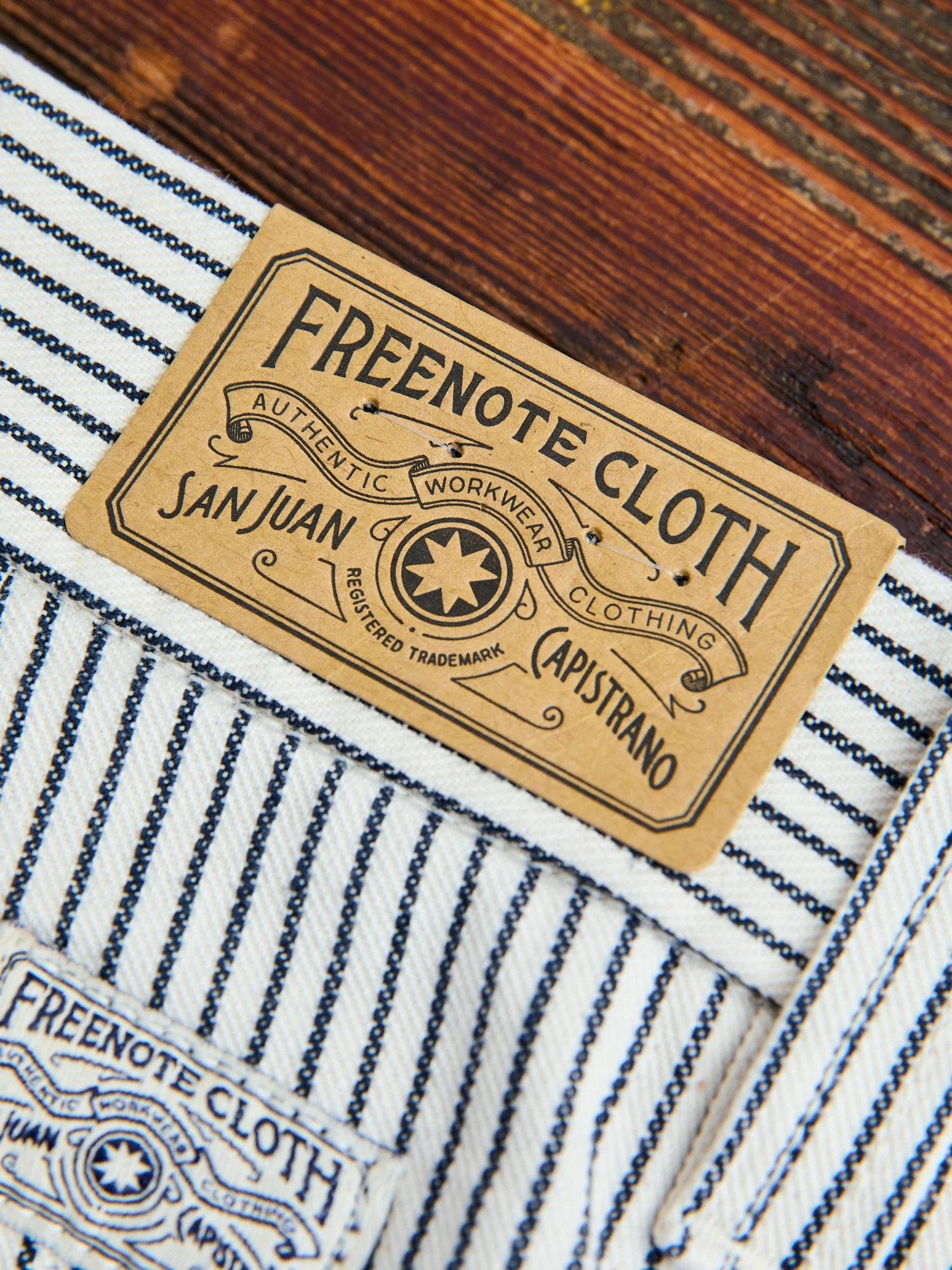 Deck Pant in Indigo Stripe - Image 11