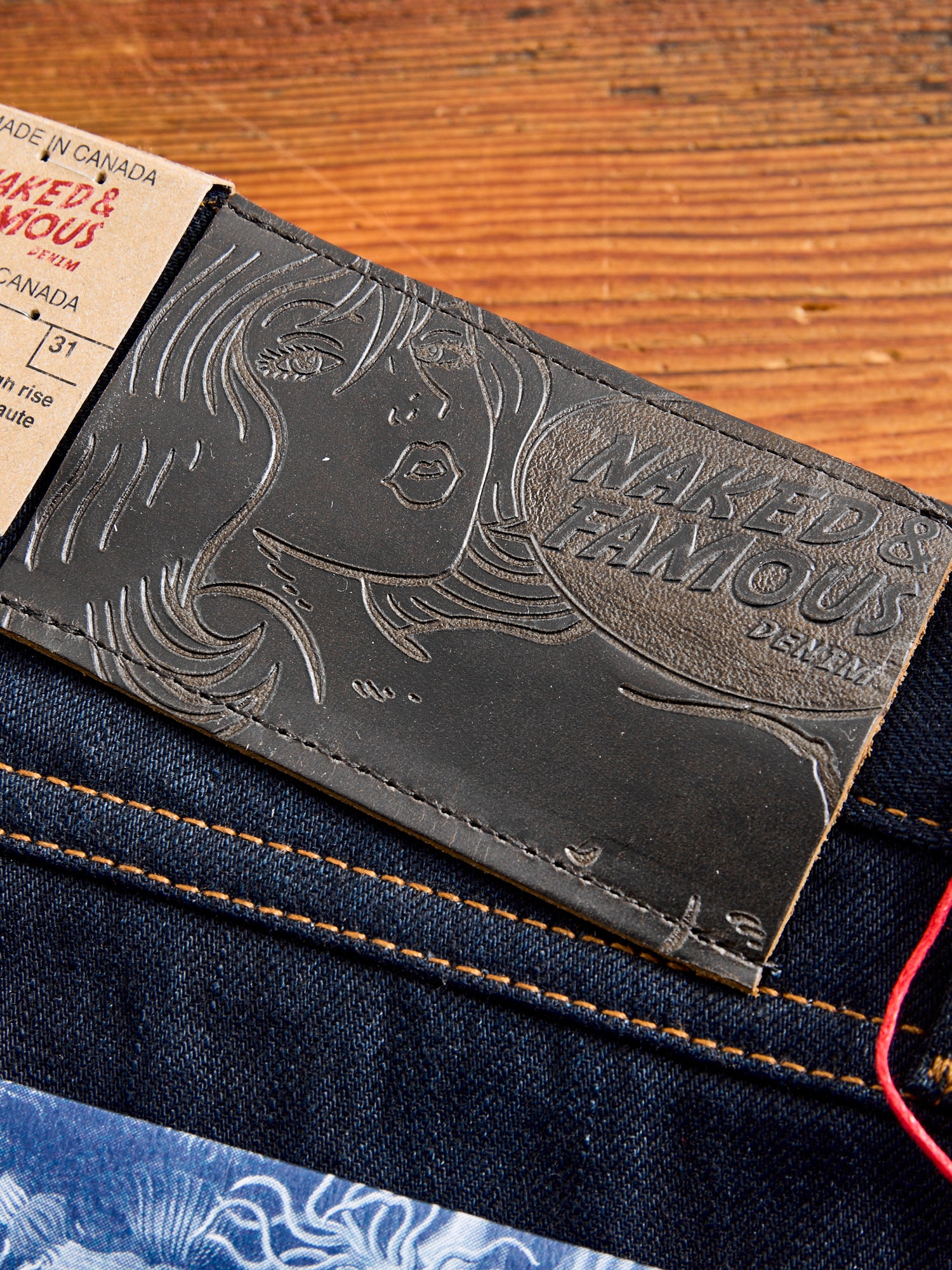 "Deep Sea Selvedge" 12.5oz Double Indigo Selvedge Denim - Easy Guy Fit - Image 10